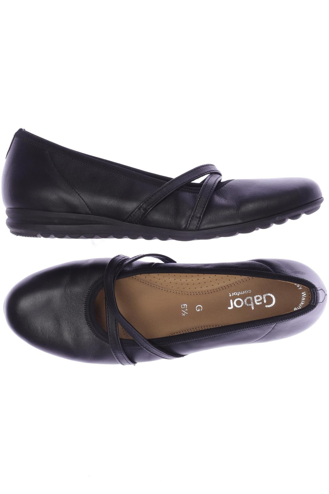 

Gabor Damen Ballerinas, schwarz, Gr. 6.5