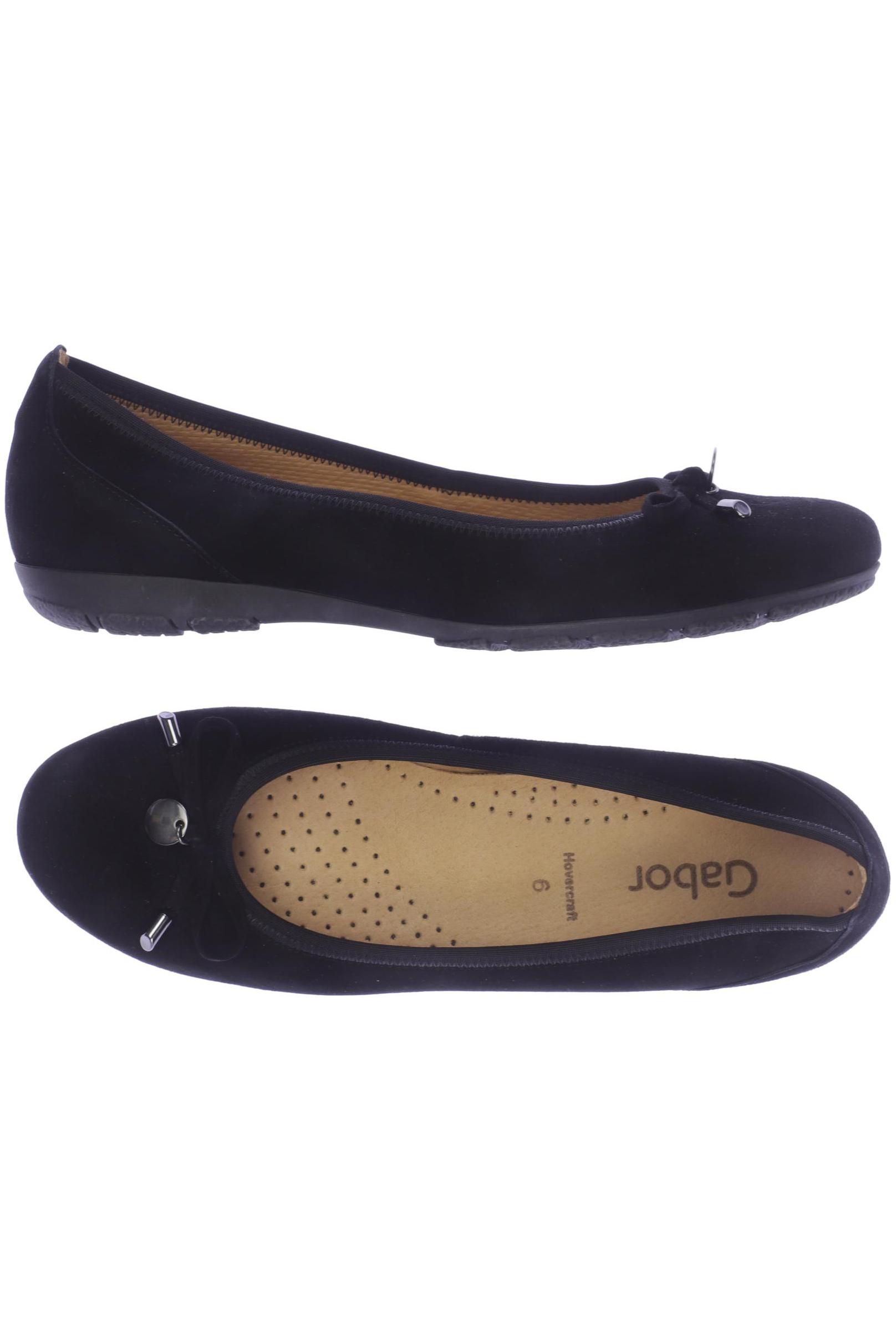 

Gabor Damen Ballerinas, schwarz, Gr. 6