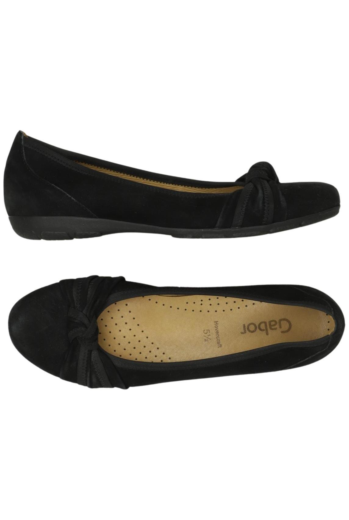 

Gabor Damen Ballerinas, schwarz, Gr. 5.5