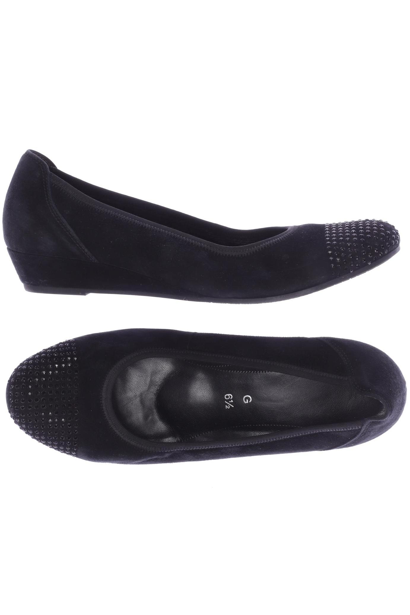 

Gabor Damen Ballerinas, schwarz, Gr. 6.5