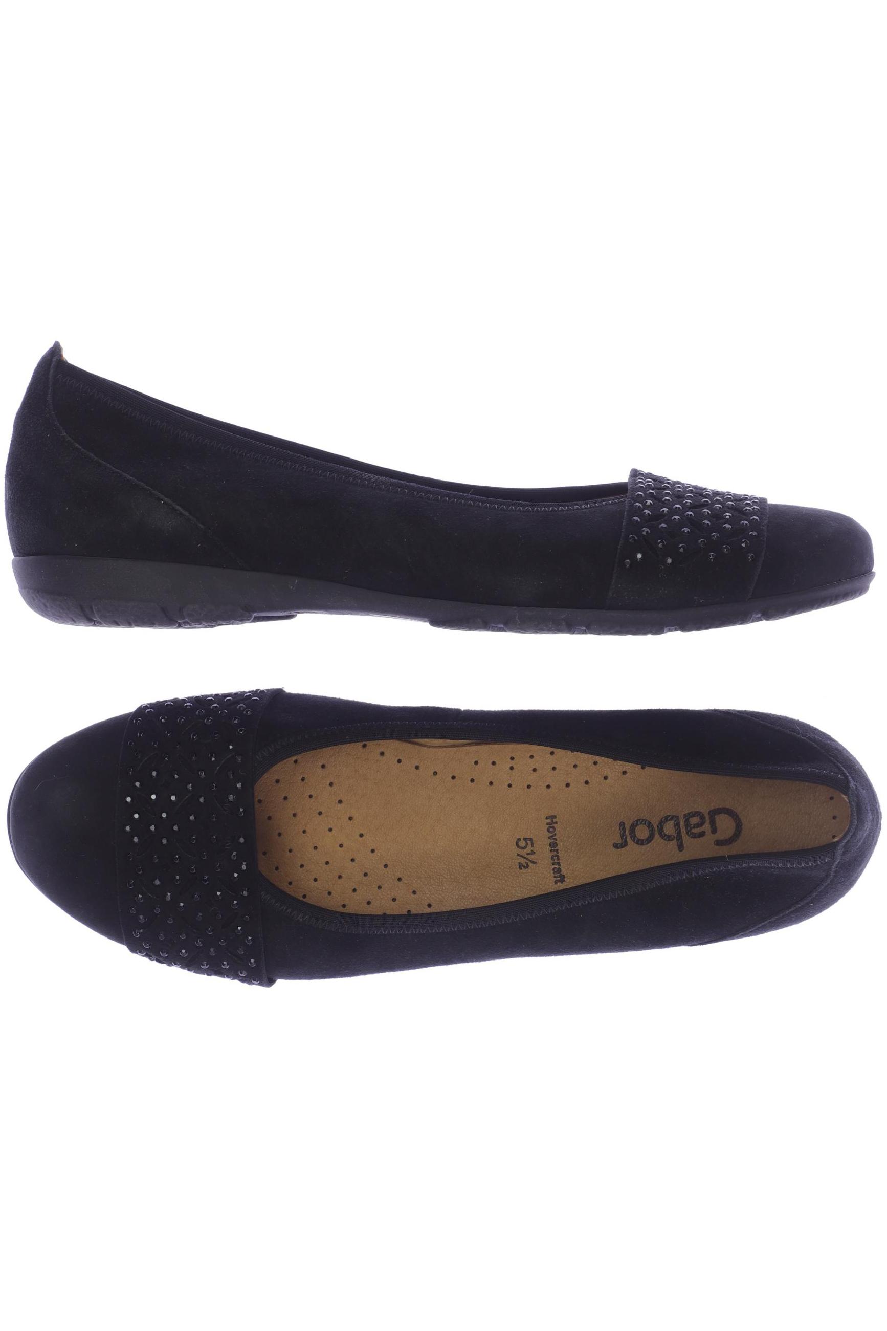 

Gabor Damen Ballerinas, schwarz, Gr. 5.5