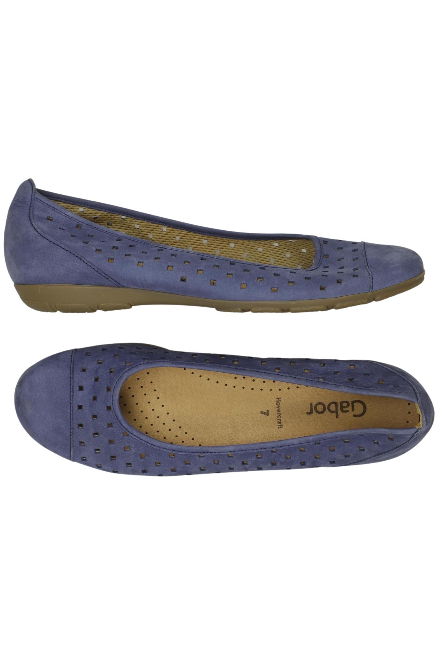 

Gabor Damen Ballerinas, blau, Gr. 7