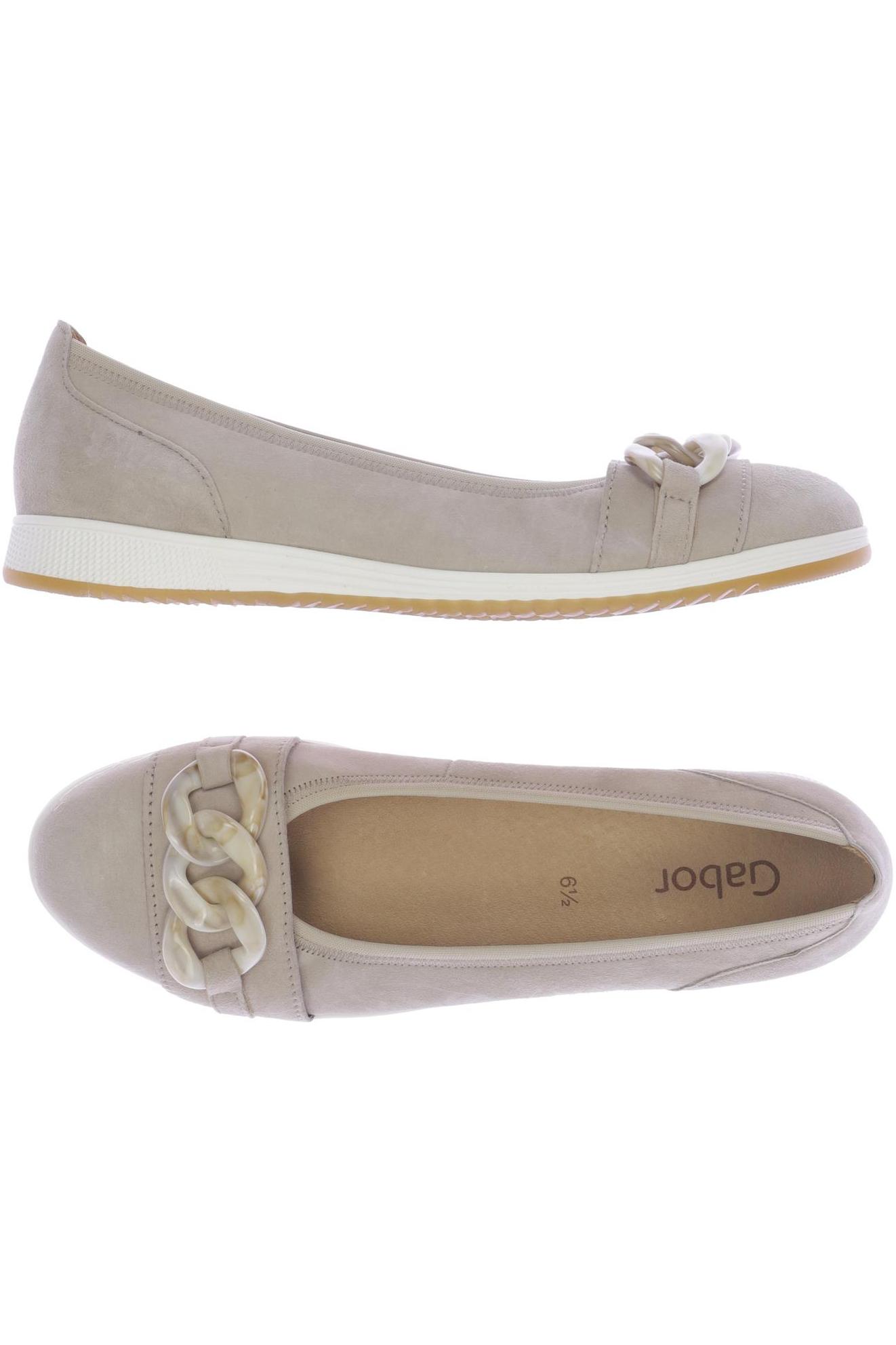 

Gabor Damen Ballerinas, beige, Gr. 6.5