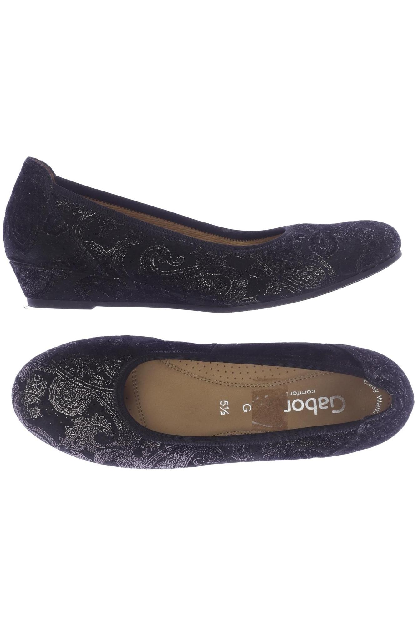 

Gabor Damen Ballerinas, schwarz, Gr. 5.5