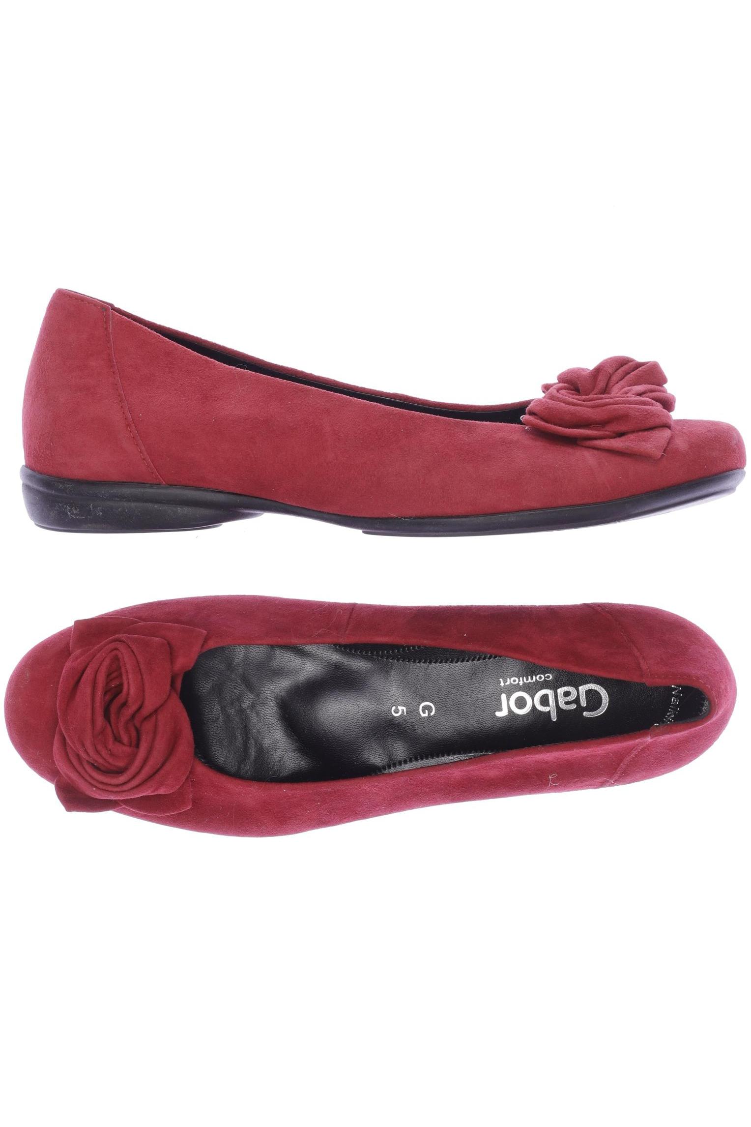 

Gabor Damen Ballerinas, rot, Gr. 5