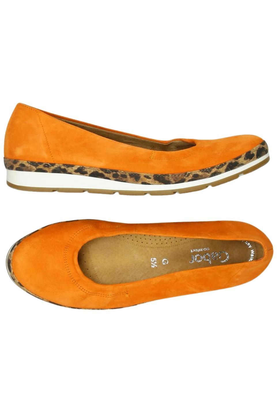 

Gabor Damen Ballerinas, orange, Gr. 5.5