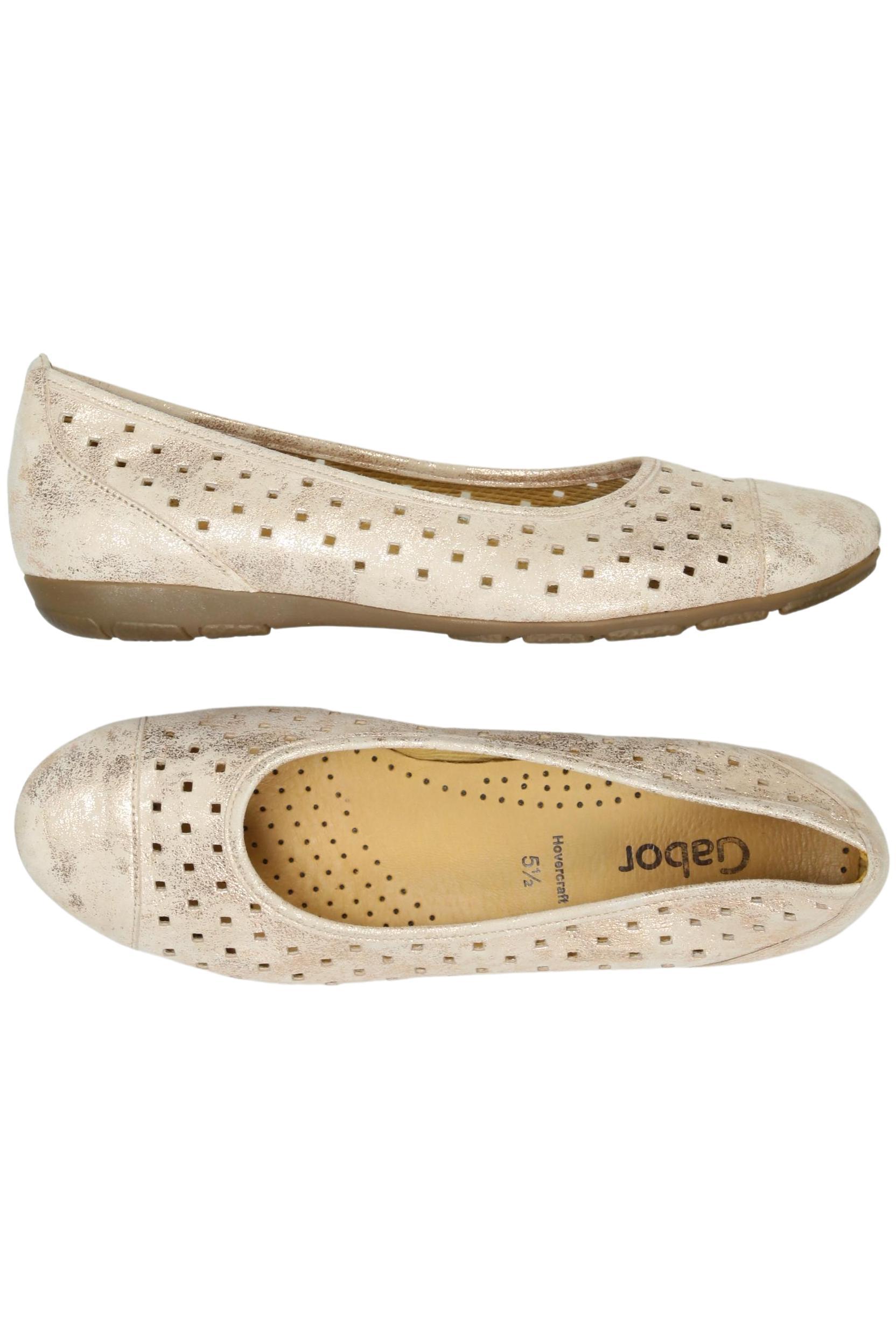 

Gabor Damen Ballerinas, beige, Gr. 5.5