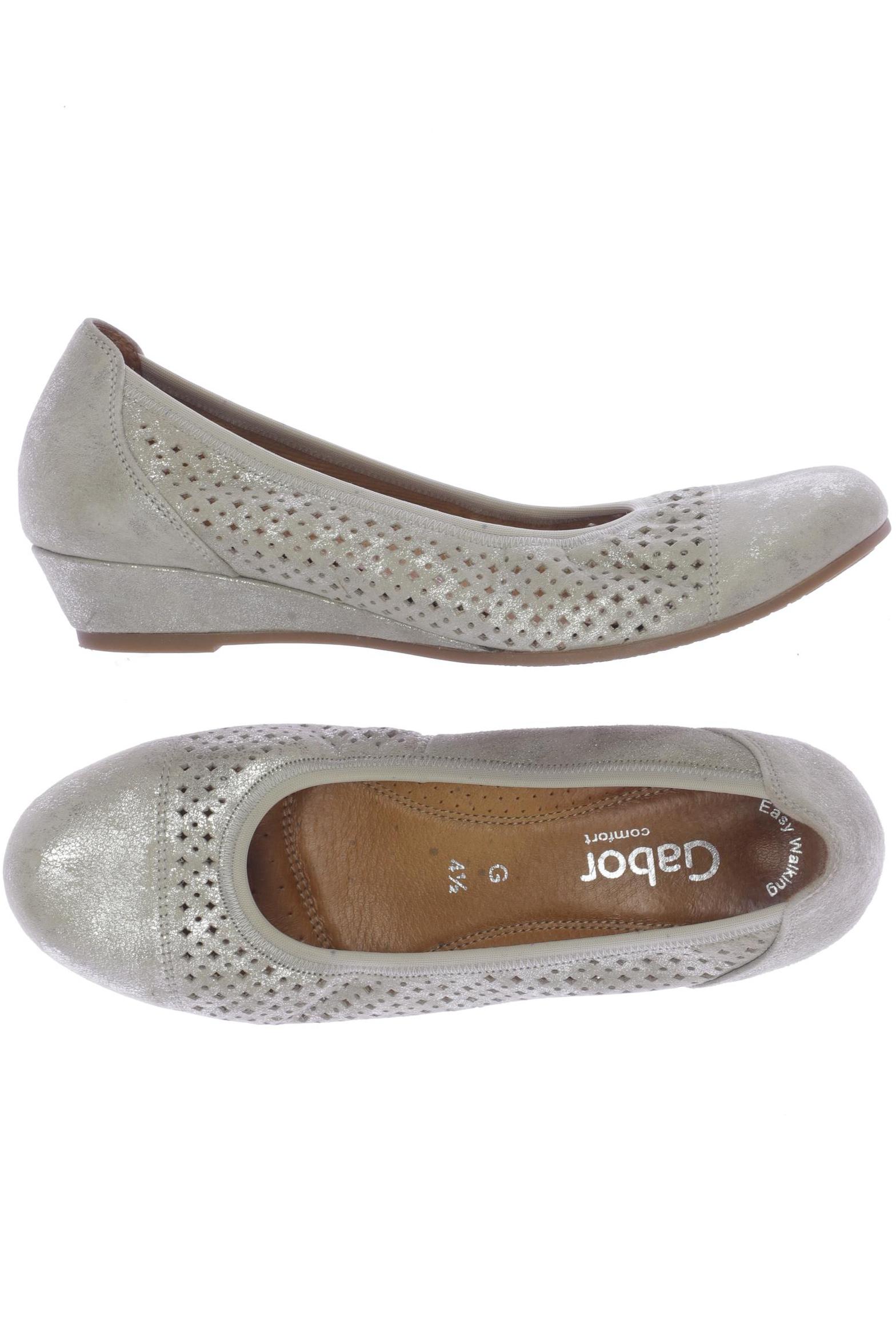 

Gabor Damen Ballerinas, silber, Gr. 4.5