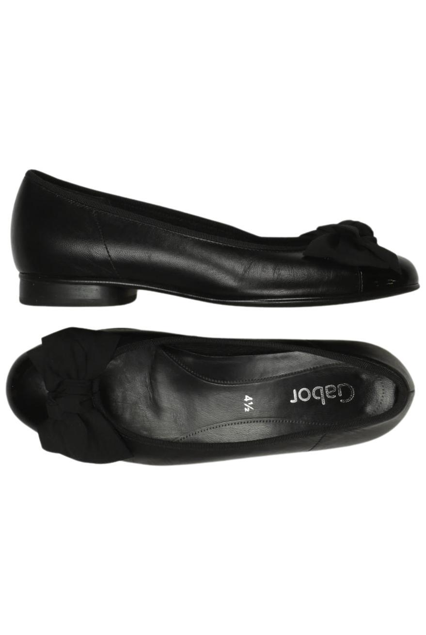 

Gabor Damen Ballerinas, schwarz, Gr. 4.5