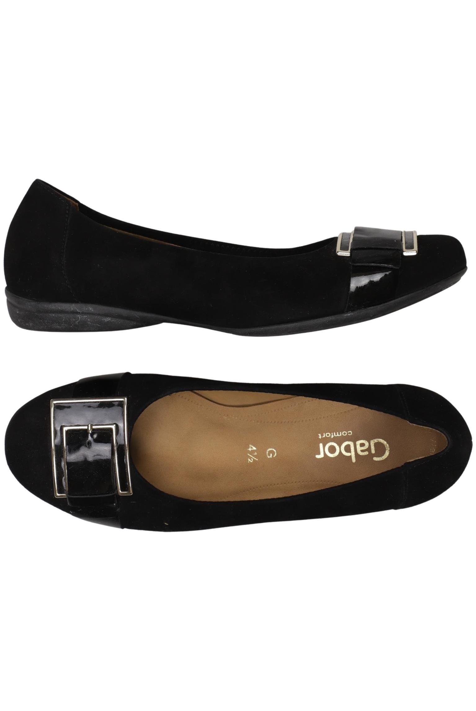

Gabor Damen Ballerinas, schwarz, Gr. 4.5