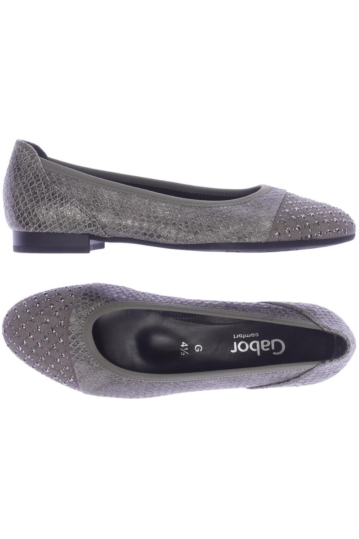 

Gabor Damen Ballerinas, grau, Gr. 4.5