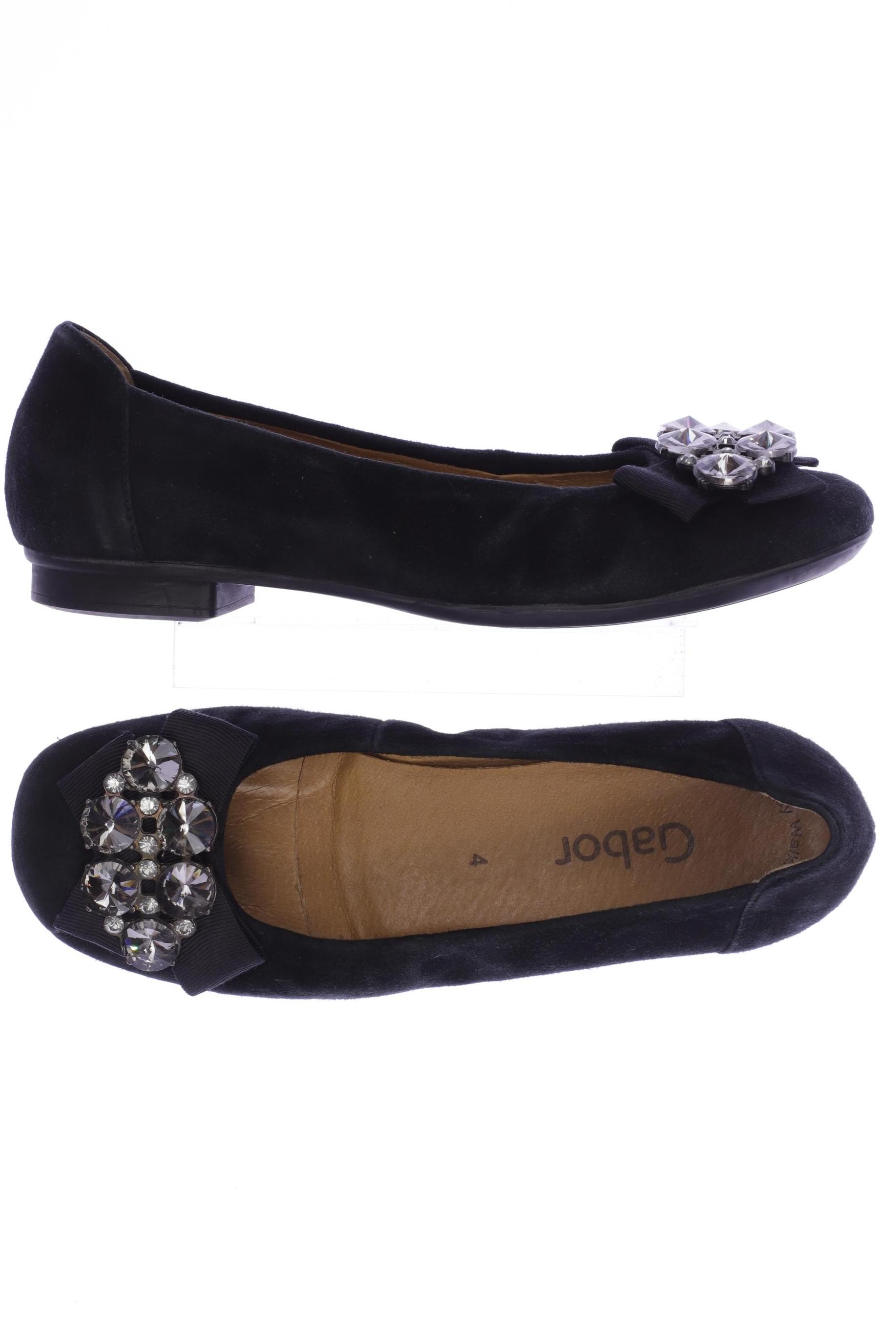 

Gabor Damen Ballerinas, schwarz, Gr. 4