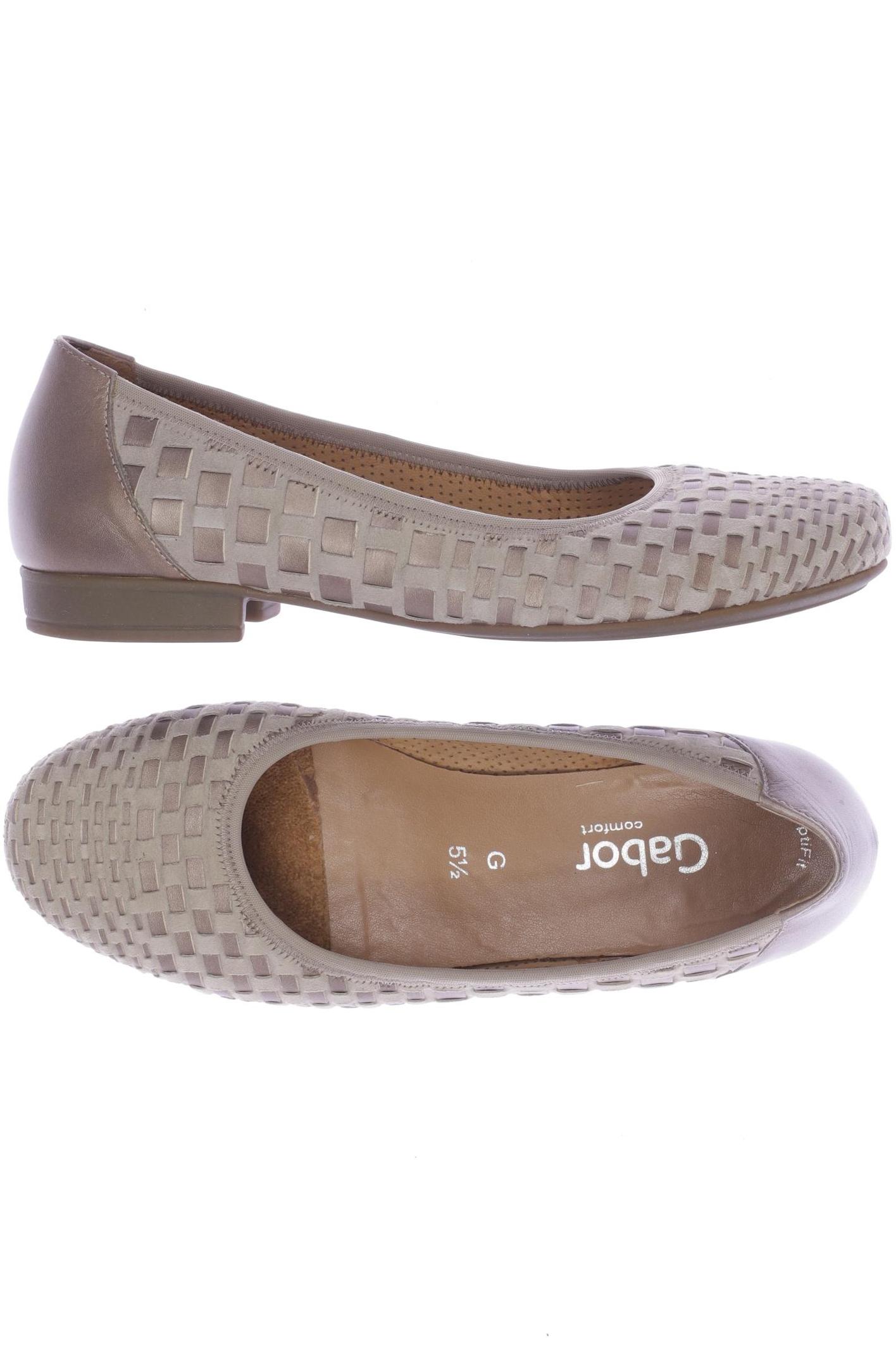 

Gabor Damen Ballerinas, beige, Gr. 5.5