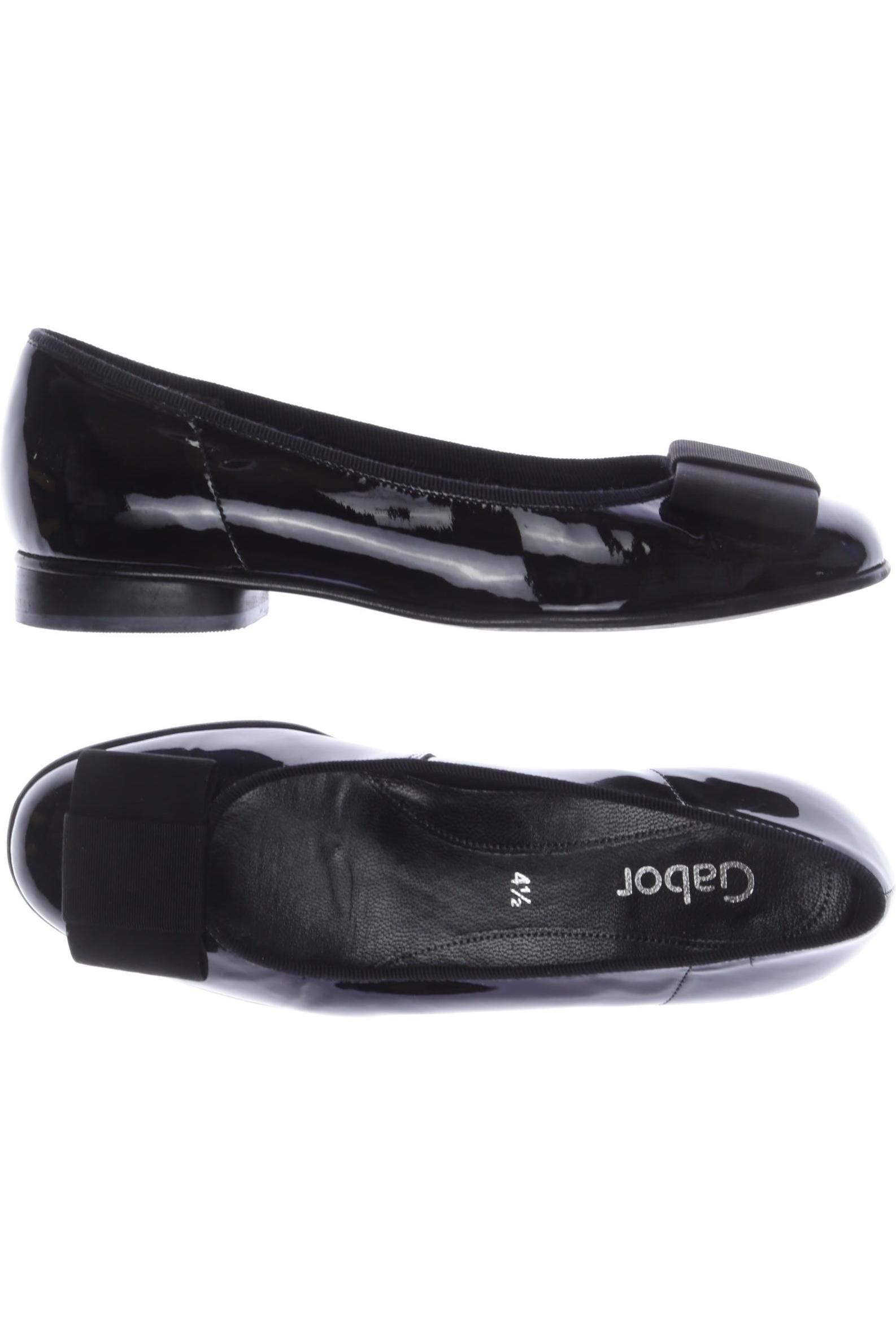 

Gabor Damen Ballerinas, schwarz, Gr. 4.5