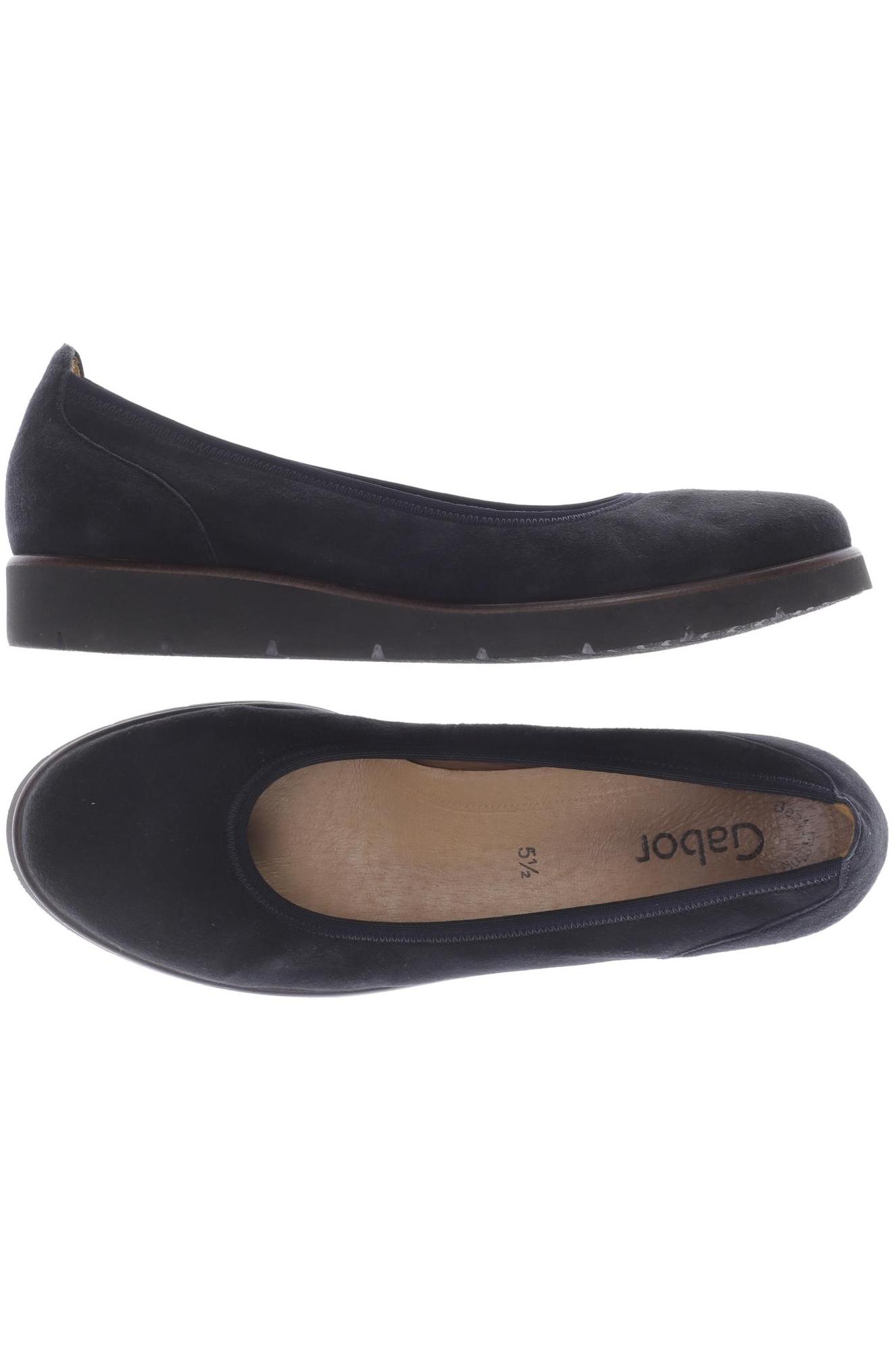 

Gabor Damen Ballerinas, schwarz, Gr. 5.5