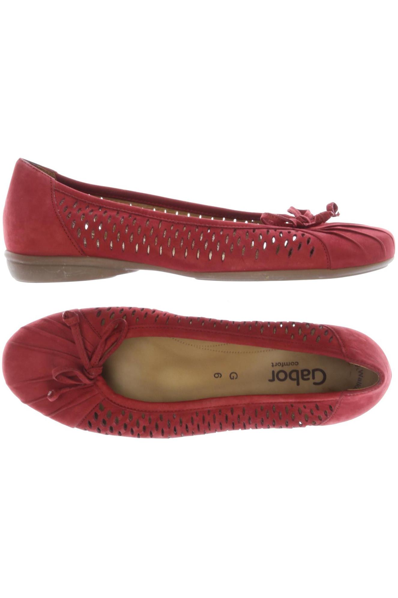 

Gabor Damen Ballerinas, bordeaux, Gr. 6