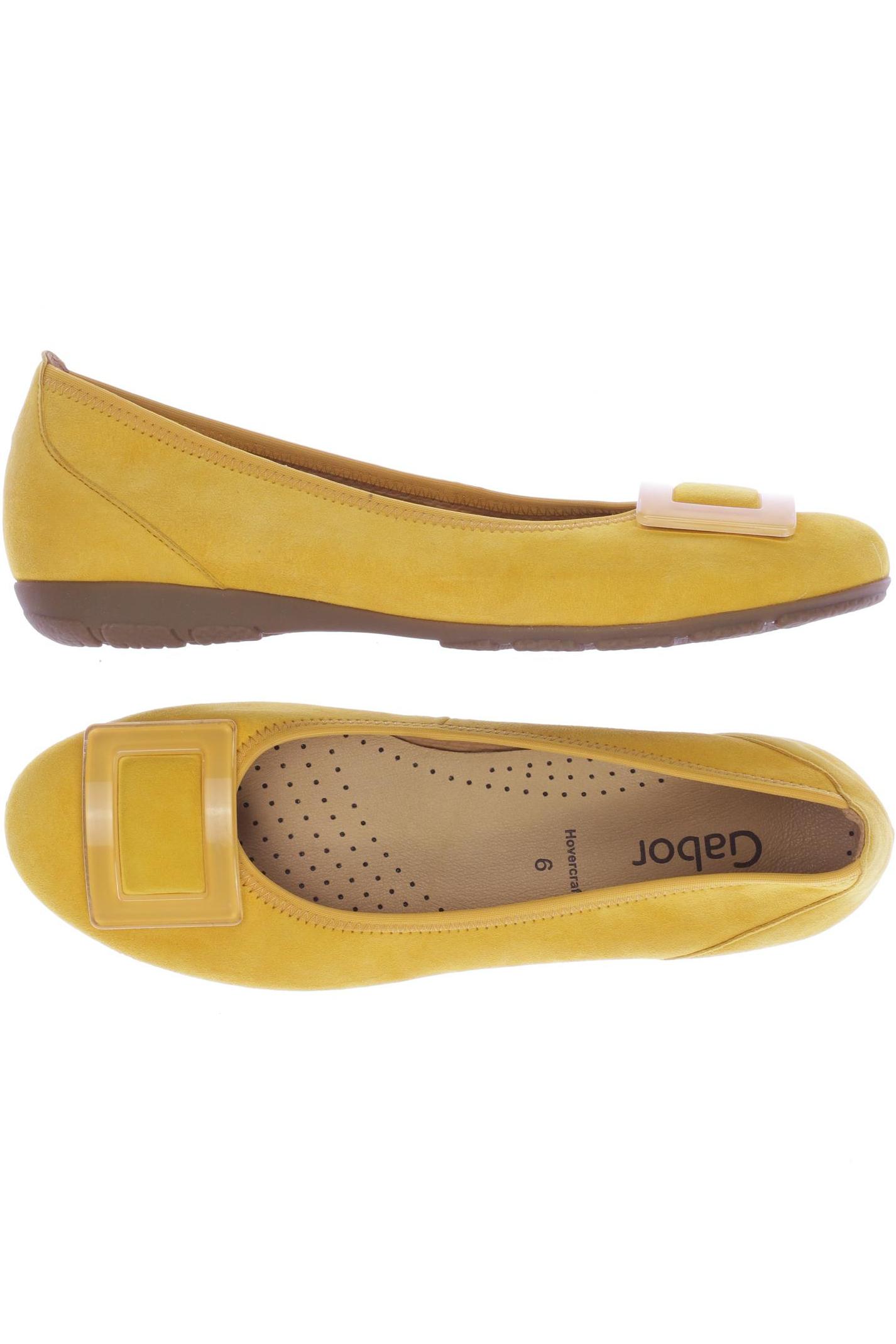 

Gabor Damen Ballerinas, gelb, Gr. 6