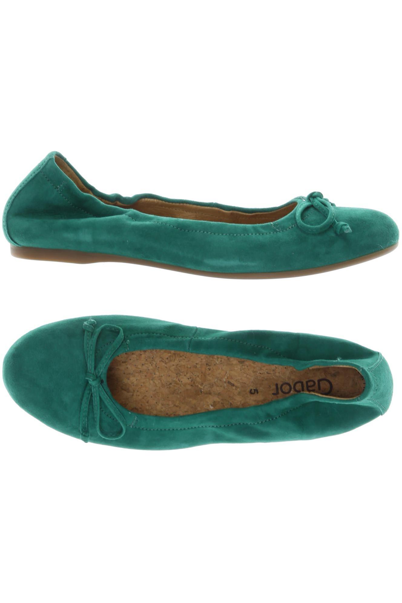 

Gabor Damen Ballerinas, grün, Gr. 5
