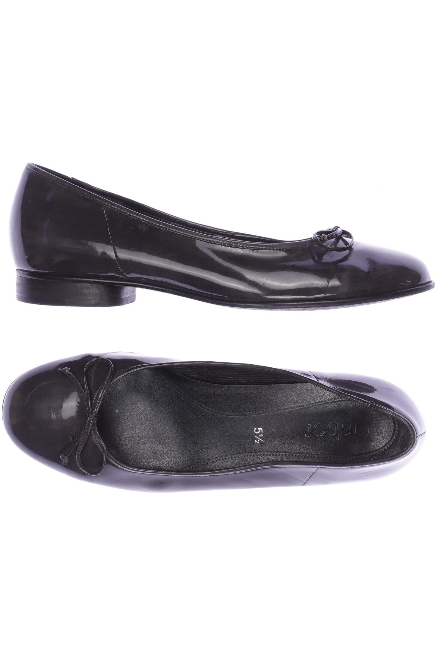 

Gabor Damen Ballerinas, schwarz, Gr. 5.5