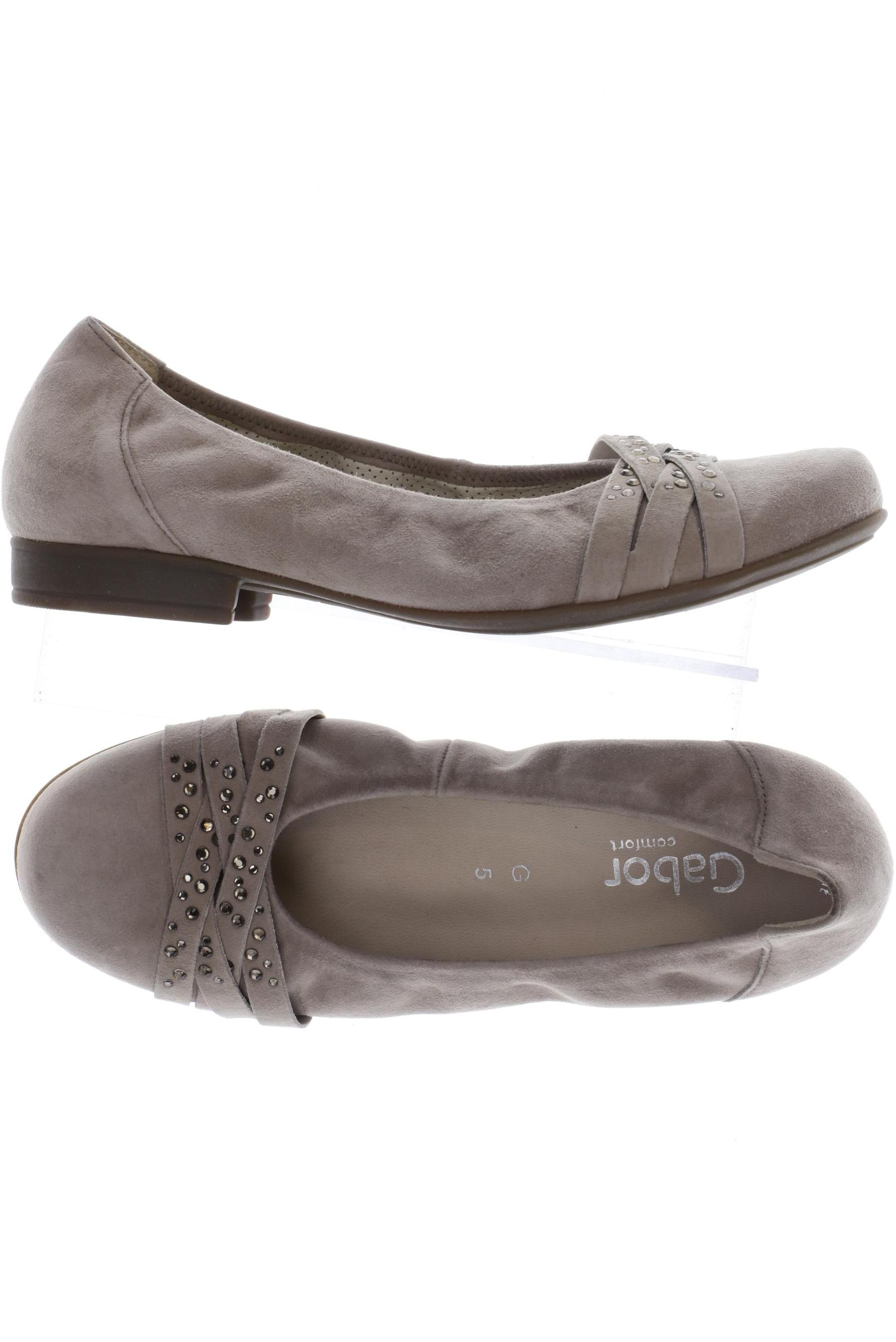 

Gabor Damen Ballerinas, grau, Gr. 5