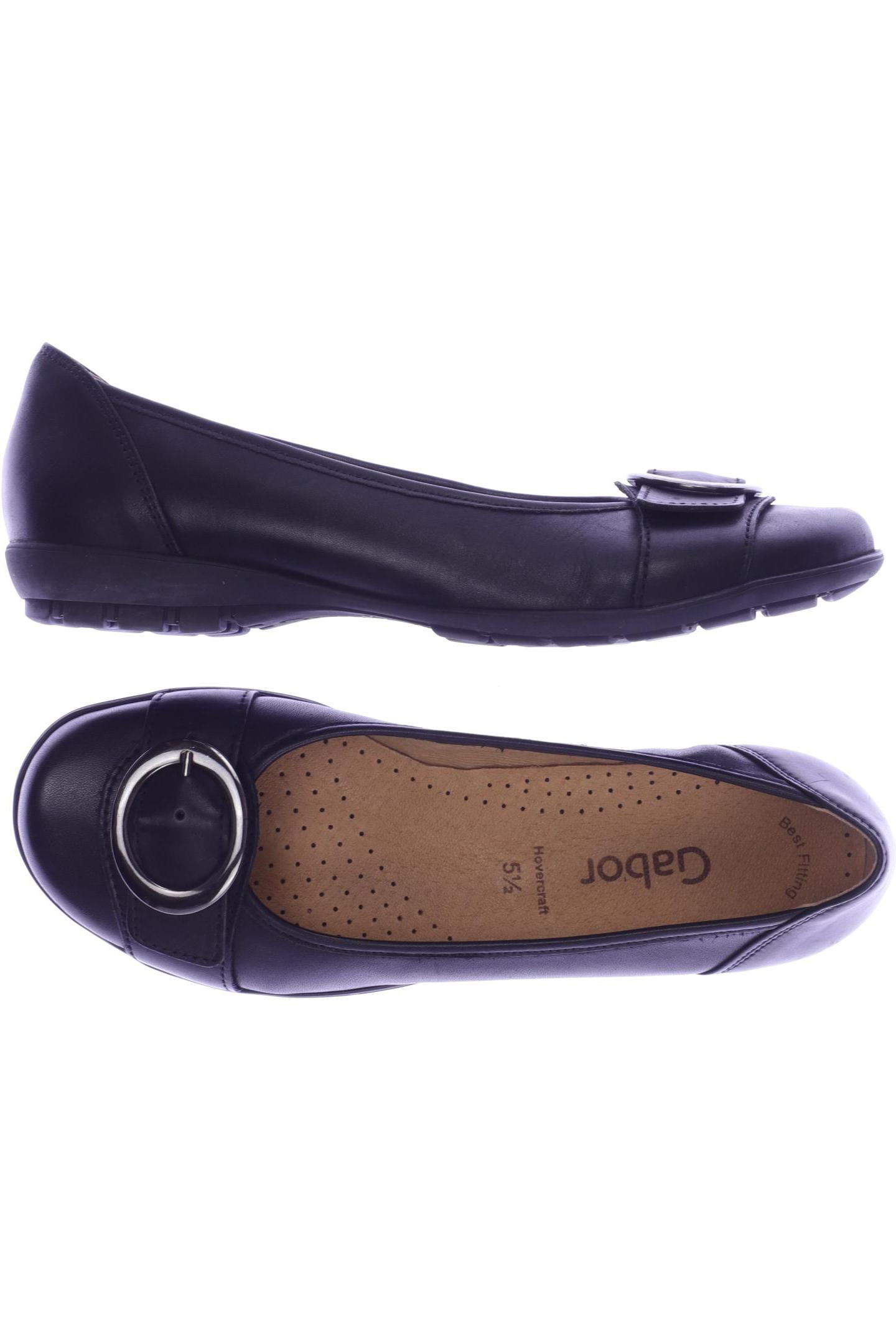 

Gabor Damen Ballerinas, schwarz, Gr. 5.5