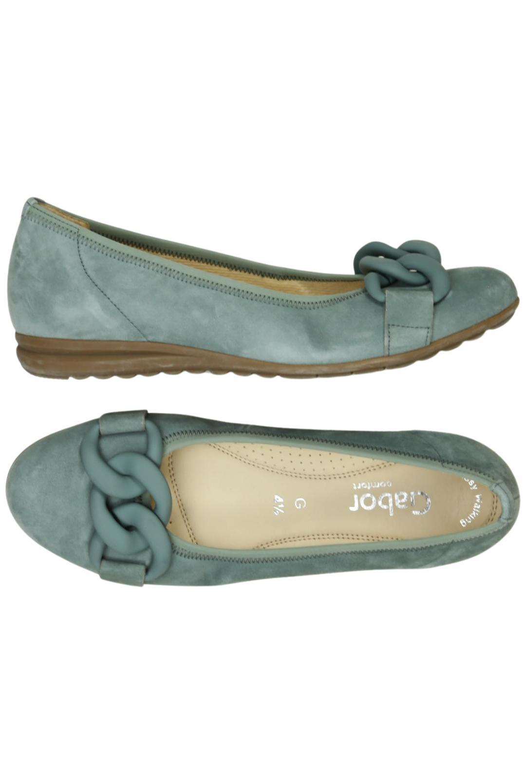

Gabor Damen Ballerinas, türkis, Gr. 4.5
