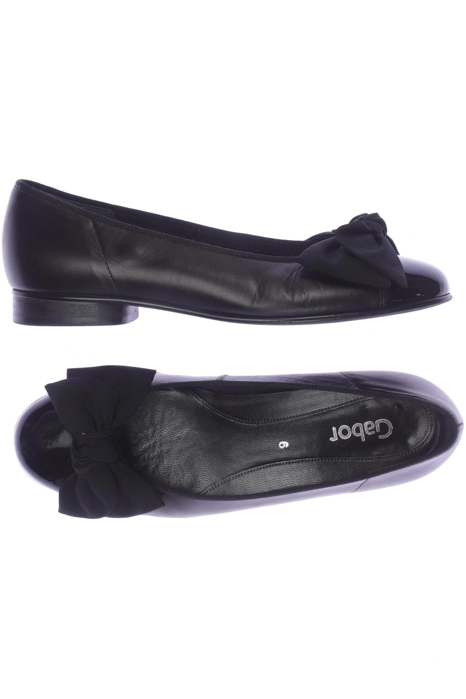 

Gabor Damen Ballerinas, schwarz, Gr. 6