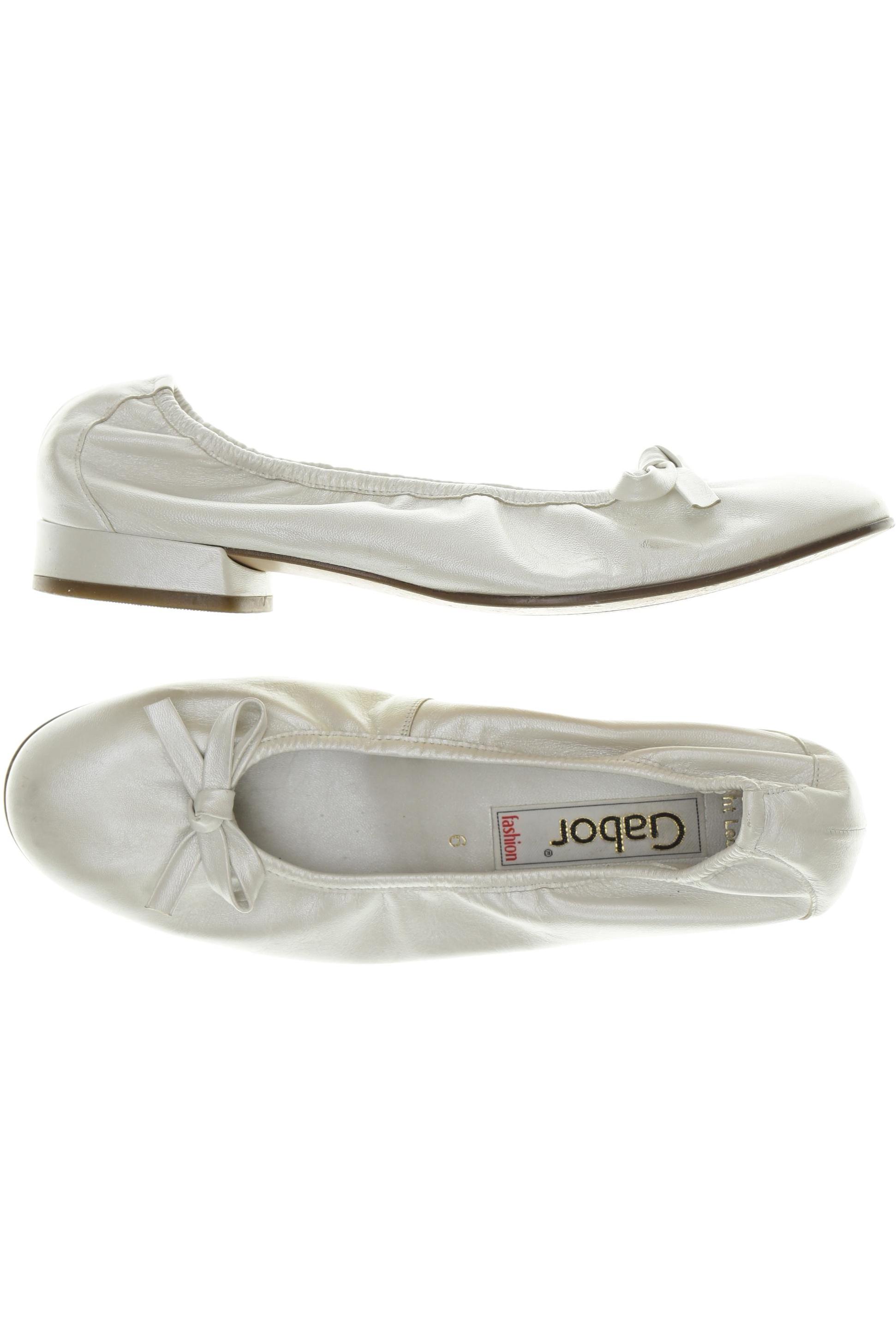 

Gabor Damen Ballerinas, weiß, Gr. 6