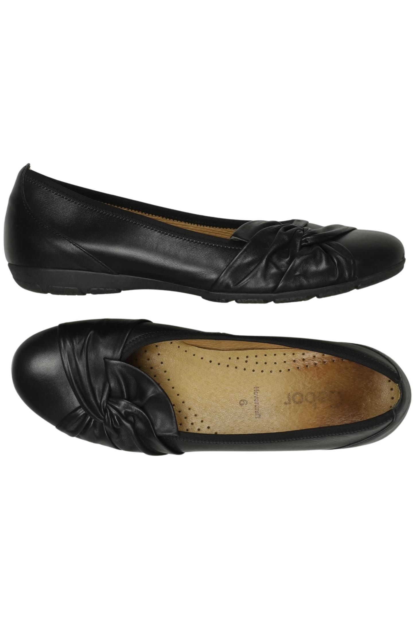 

Gabor Damen Ballerinas, schwarz, Gr. 6