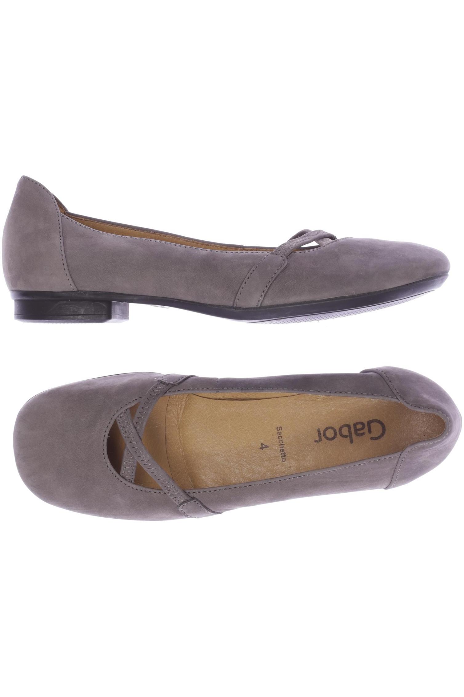 

Gabor Damen Ballerinas, grau, Gr. 4