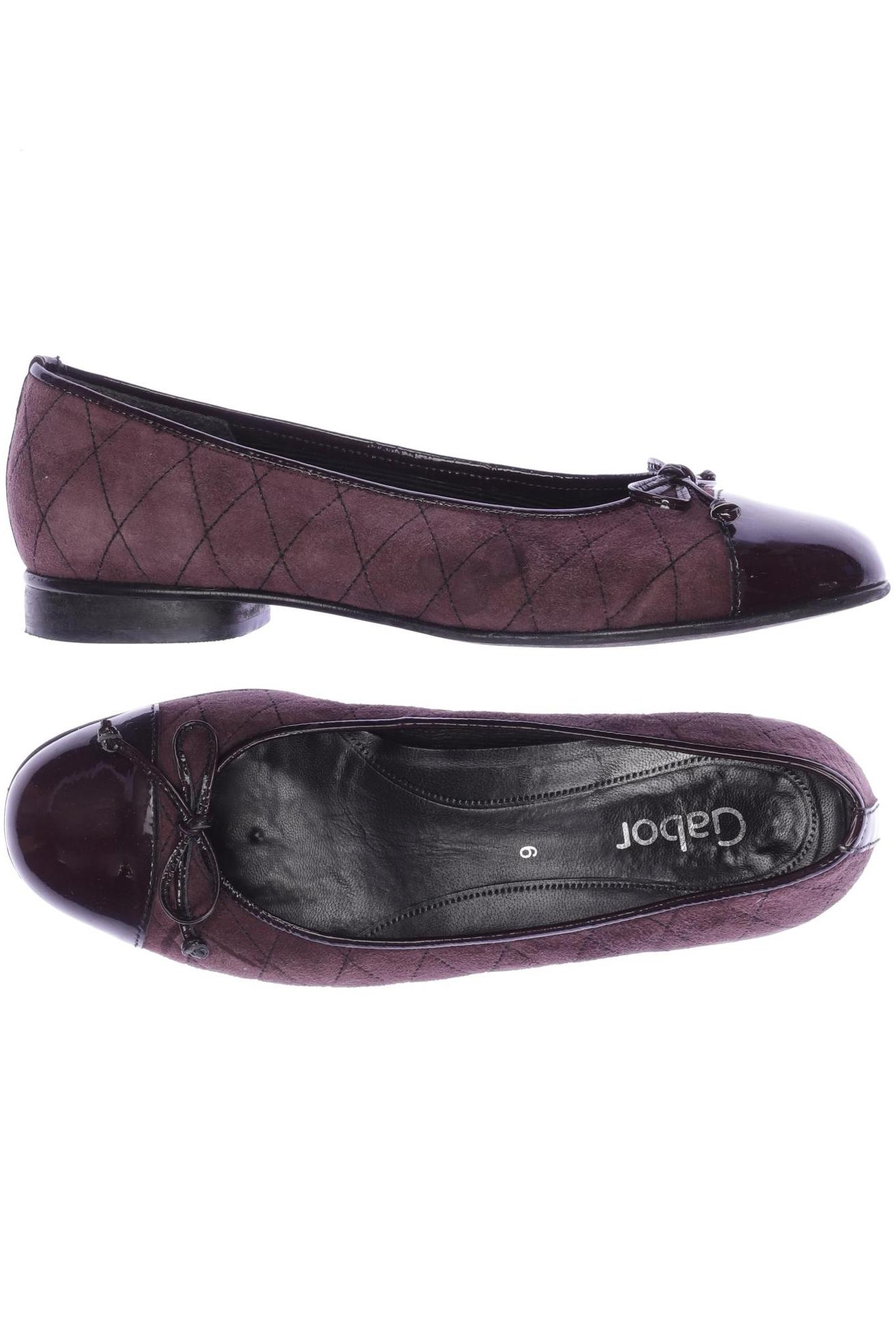 

Gabor Damen Ballerinas, bordeaux, Gr. 6