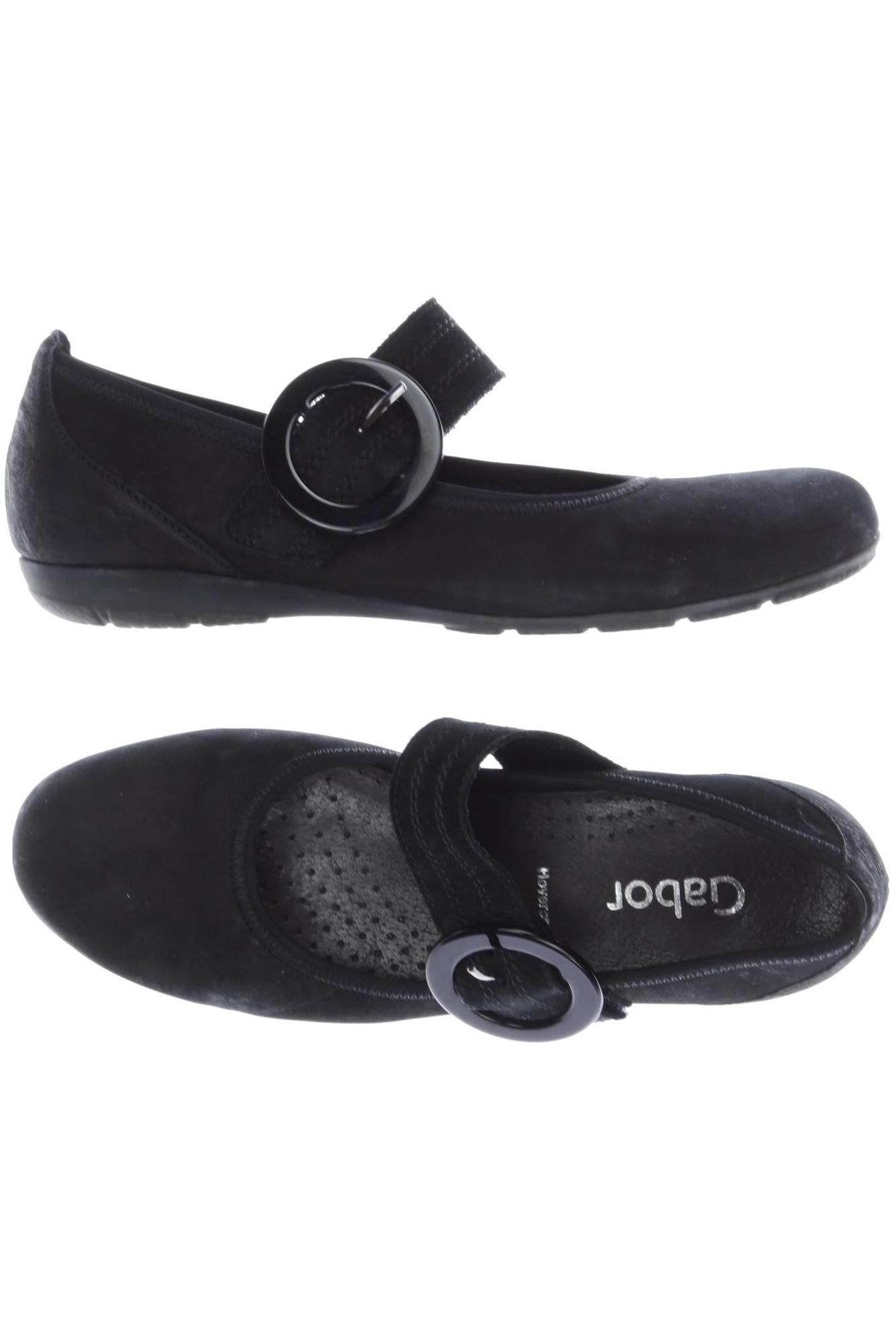 

Gabor Damen Ballerinas, schwarz, Gr. 4