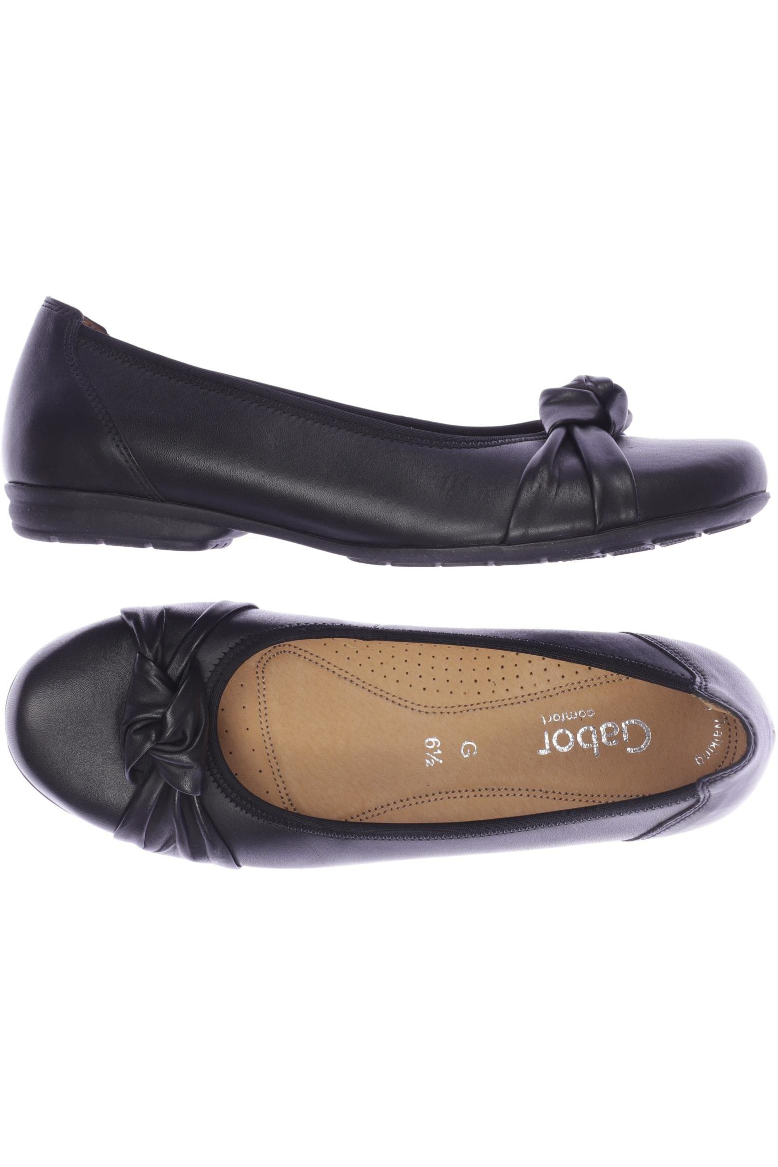 

Gabor Damen Ballerinas, schwarz, Gr. 6.5