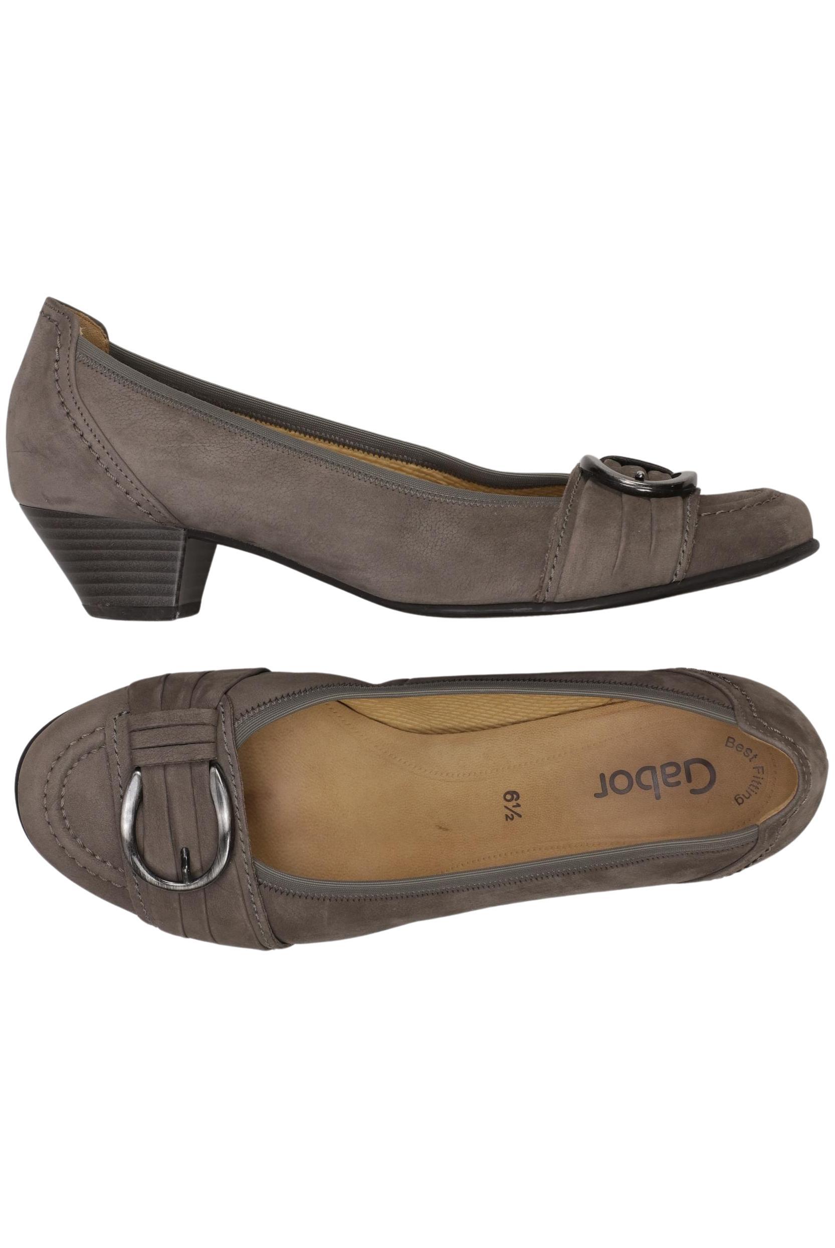 

Gabor Damen Ballerinas, grau, Gr. 6.5