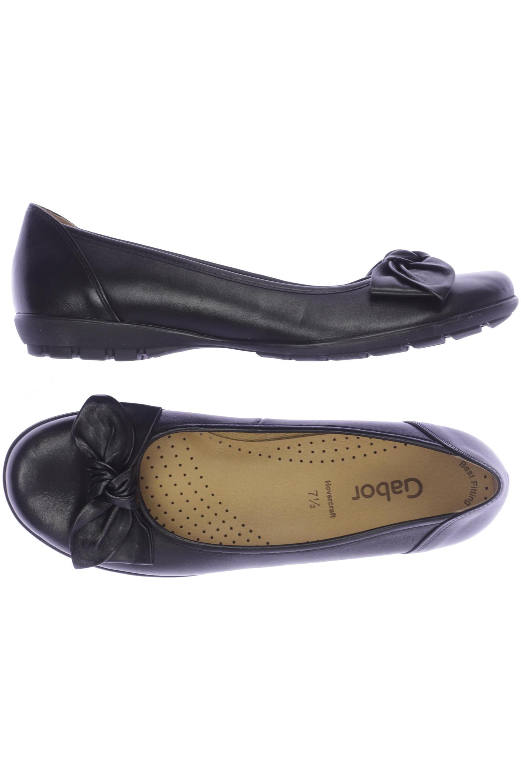 

Gabor Damen Ballerinas, schwarz, Gr. 7.5