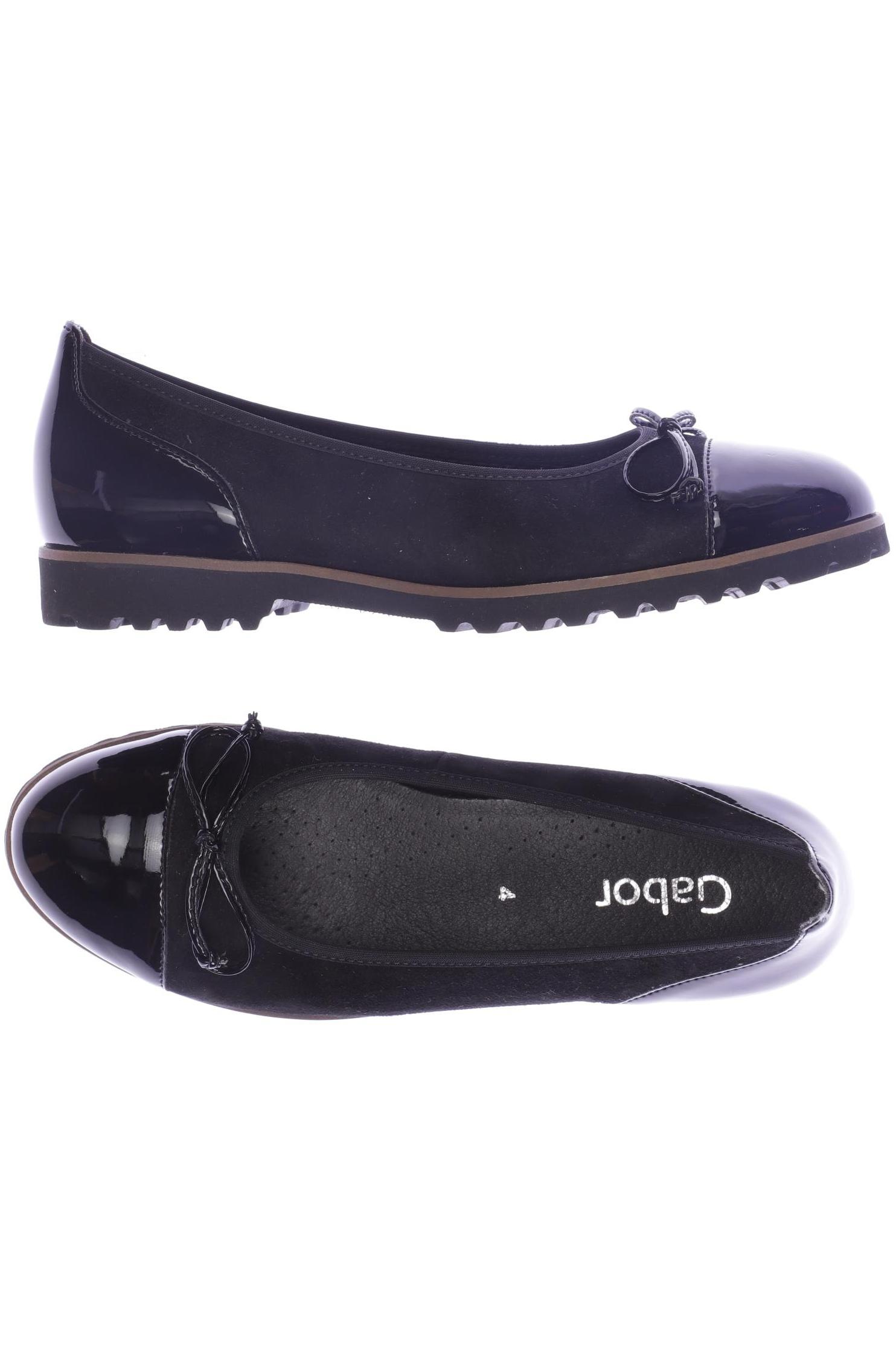 

Gabor Damen Ballerinas, schwarz, Gr. 4