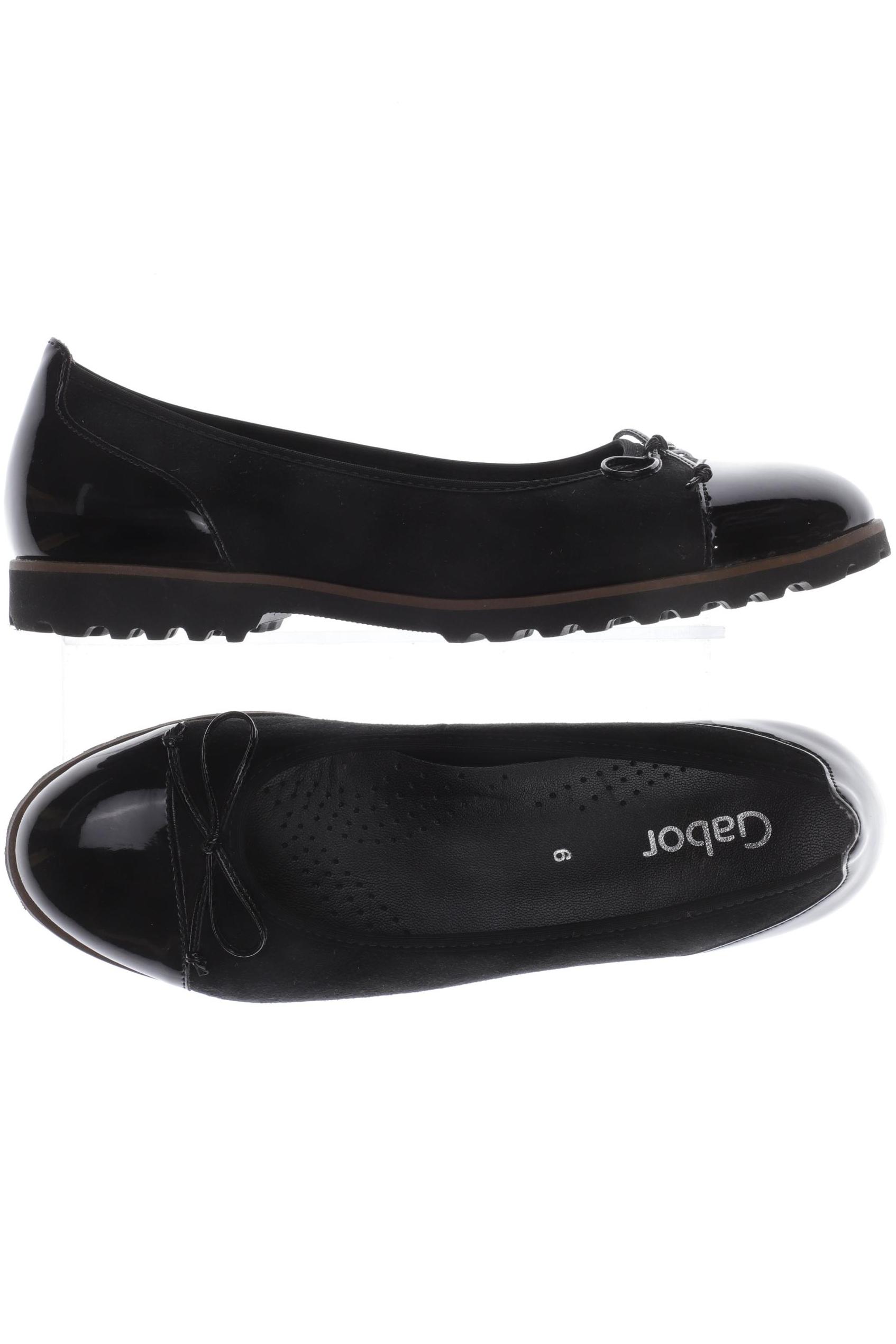 

Gabor Damen Ballerinas, schwarz, Gr. 6