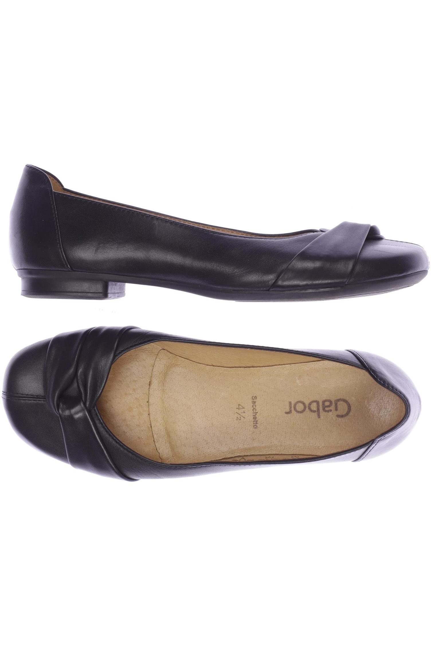 

Gabor Damen Ballerinas, schwarz, Gr. 4.5