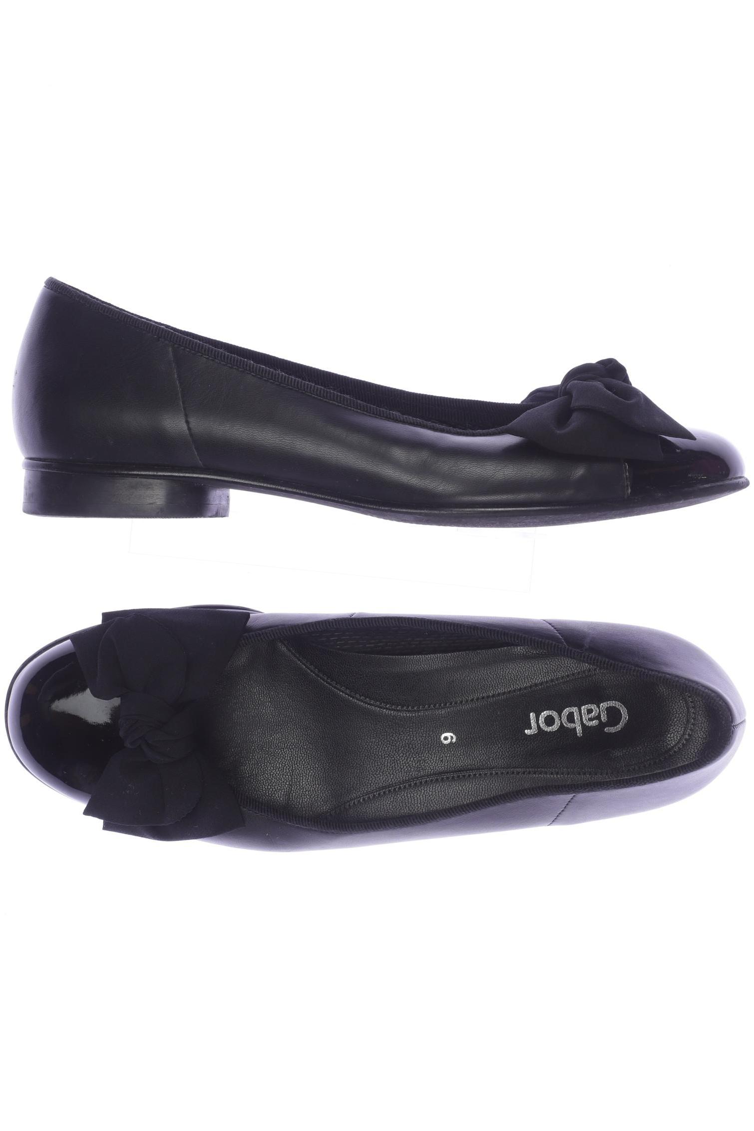 

Gabor Damen Ballerinas, schwarz, Gr. 6