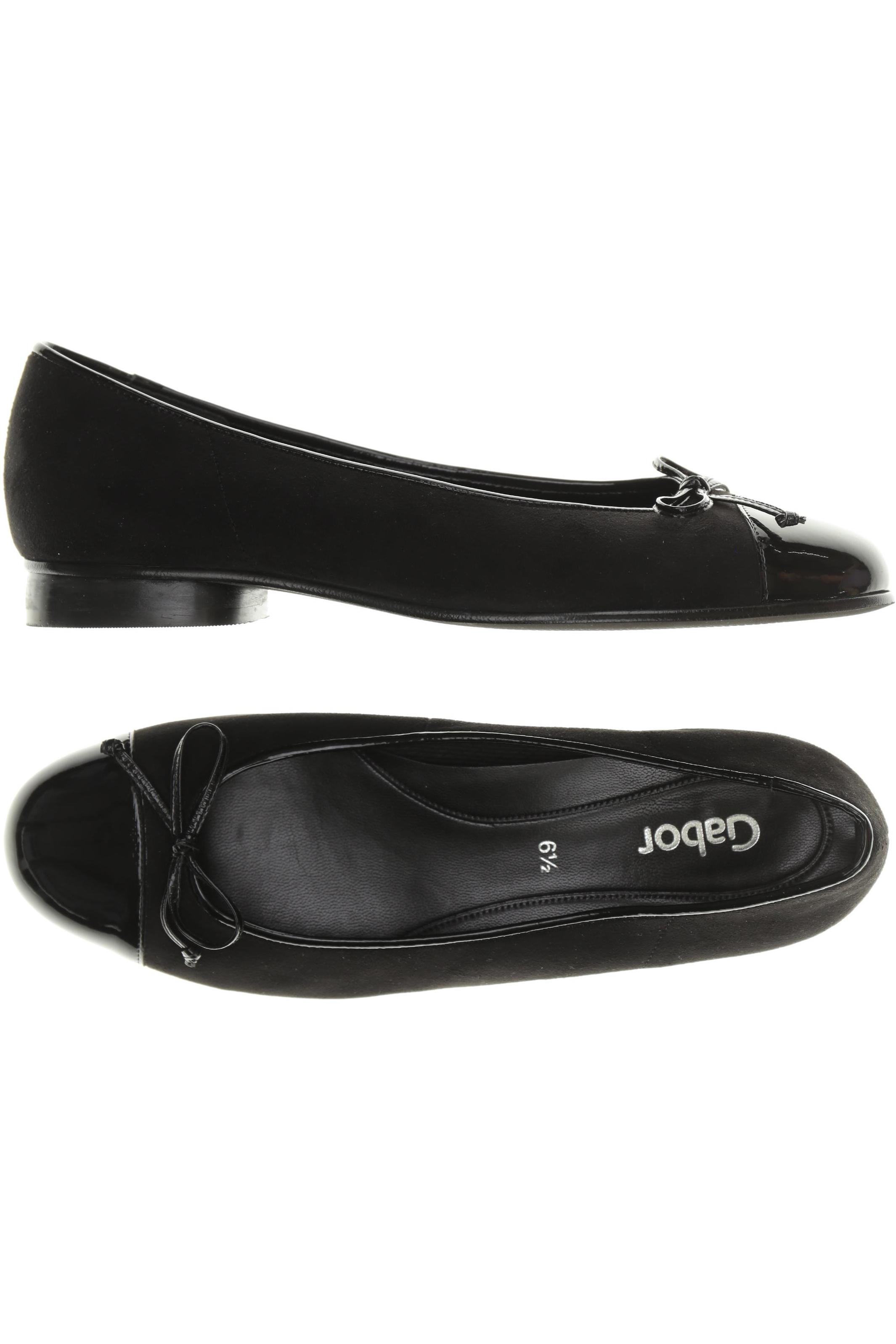 

Gabor Damen Ballerinas, schwarz, Gr. 6.5