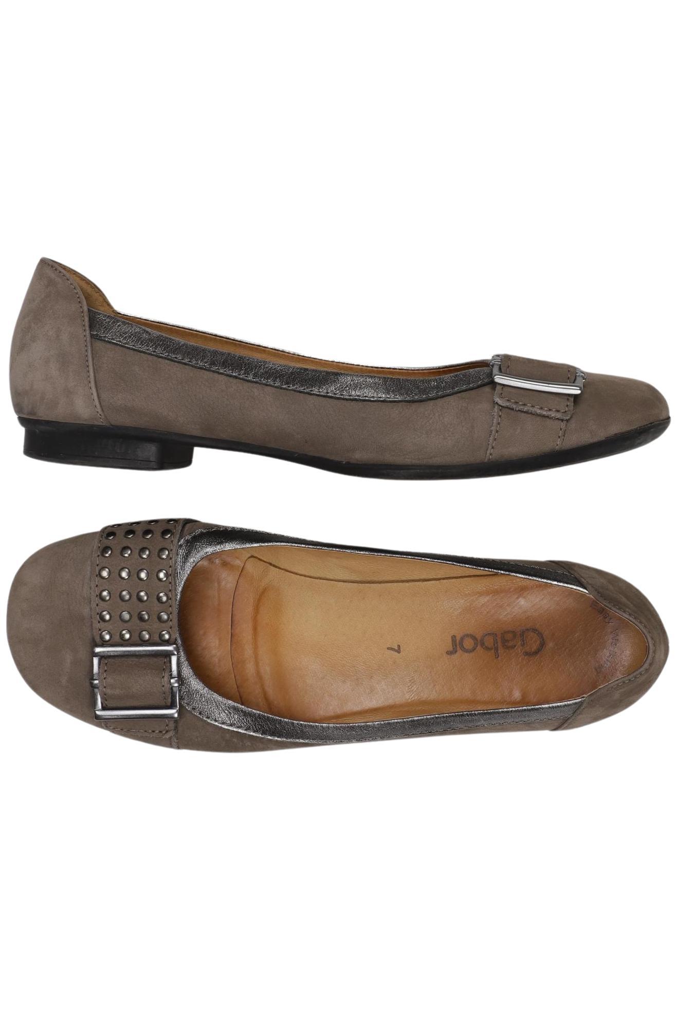 

Gabor Damen Ballerinas, grau, Gr. 7