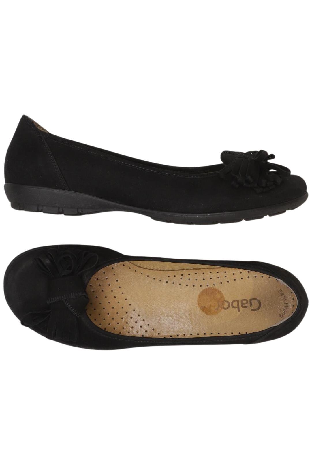 

Gabor Damen Ballerinas, schwarz, Gr. 6