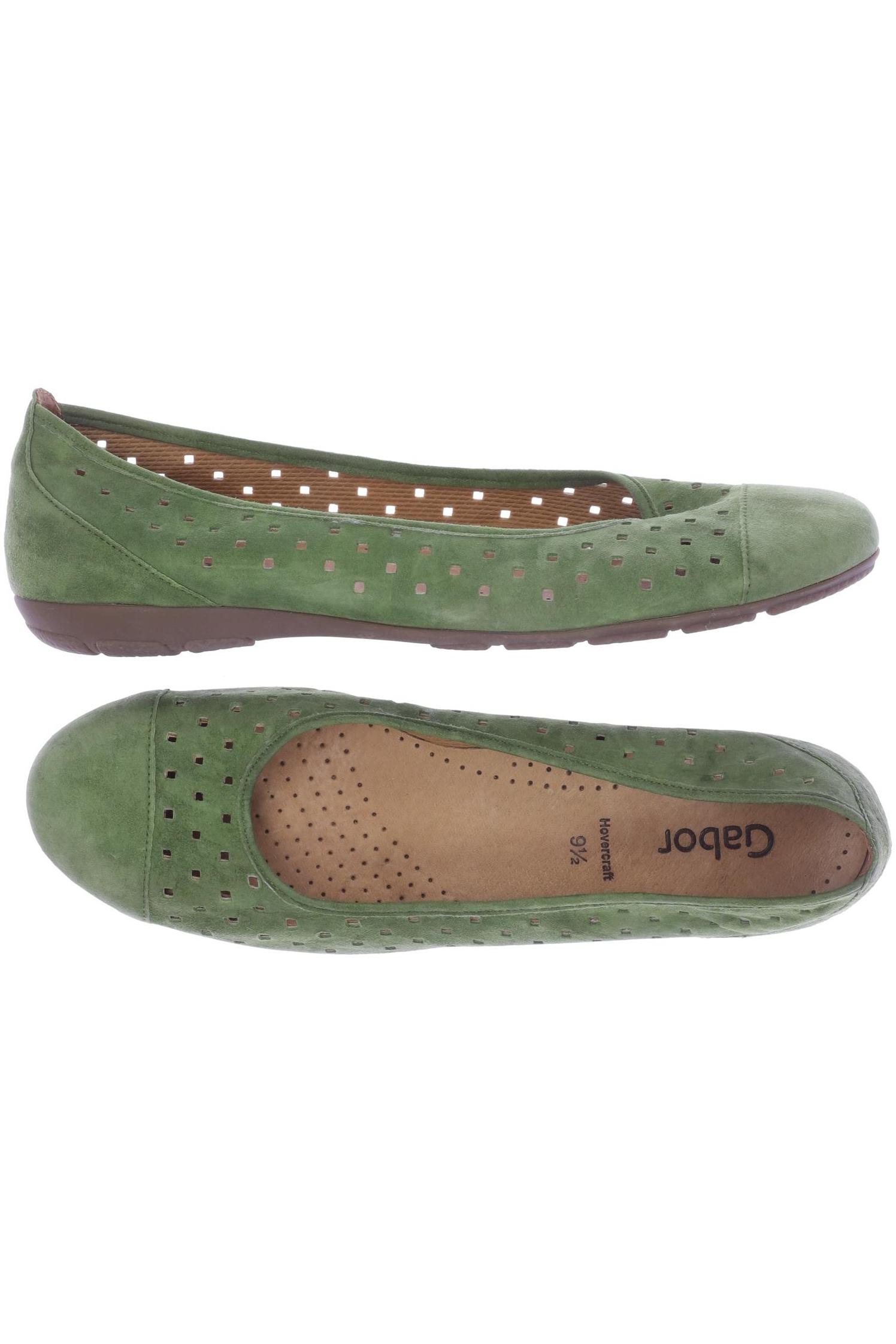 

Gabor Damen Ballerinas, grün, Gr. 9.5