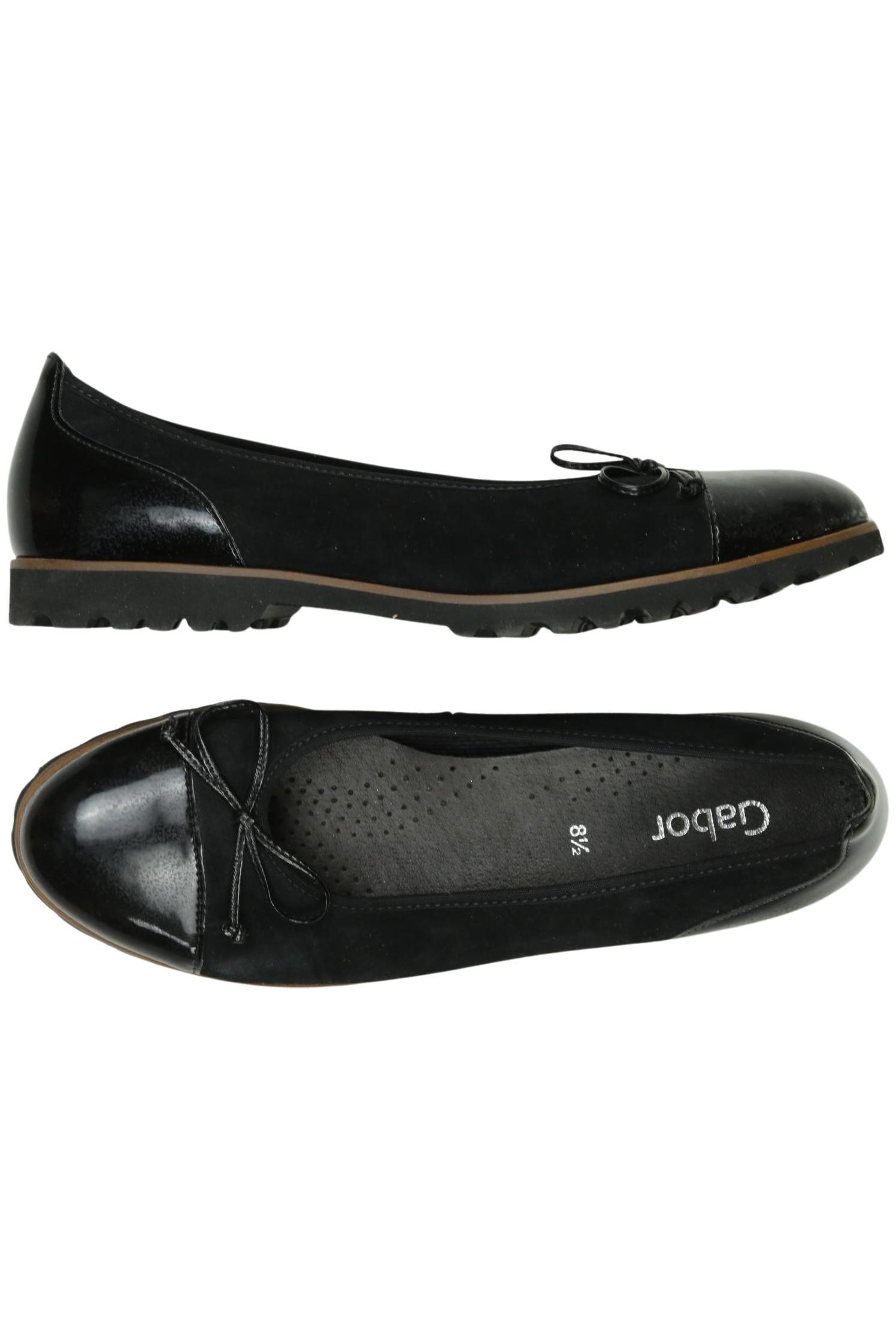 

Gabor Damen Ballerinas, schwarz, Gr. 8.5