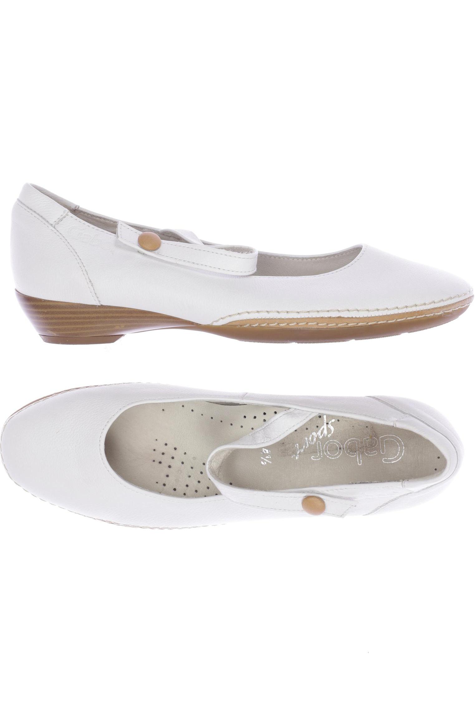 

Gabor Damen Ballerinas, weiß, Gr. 4.5