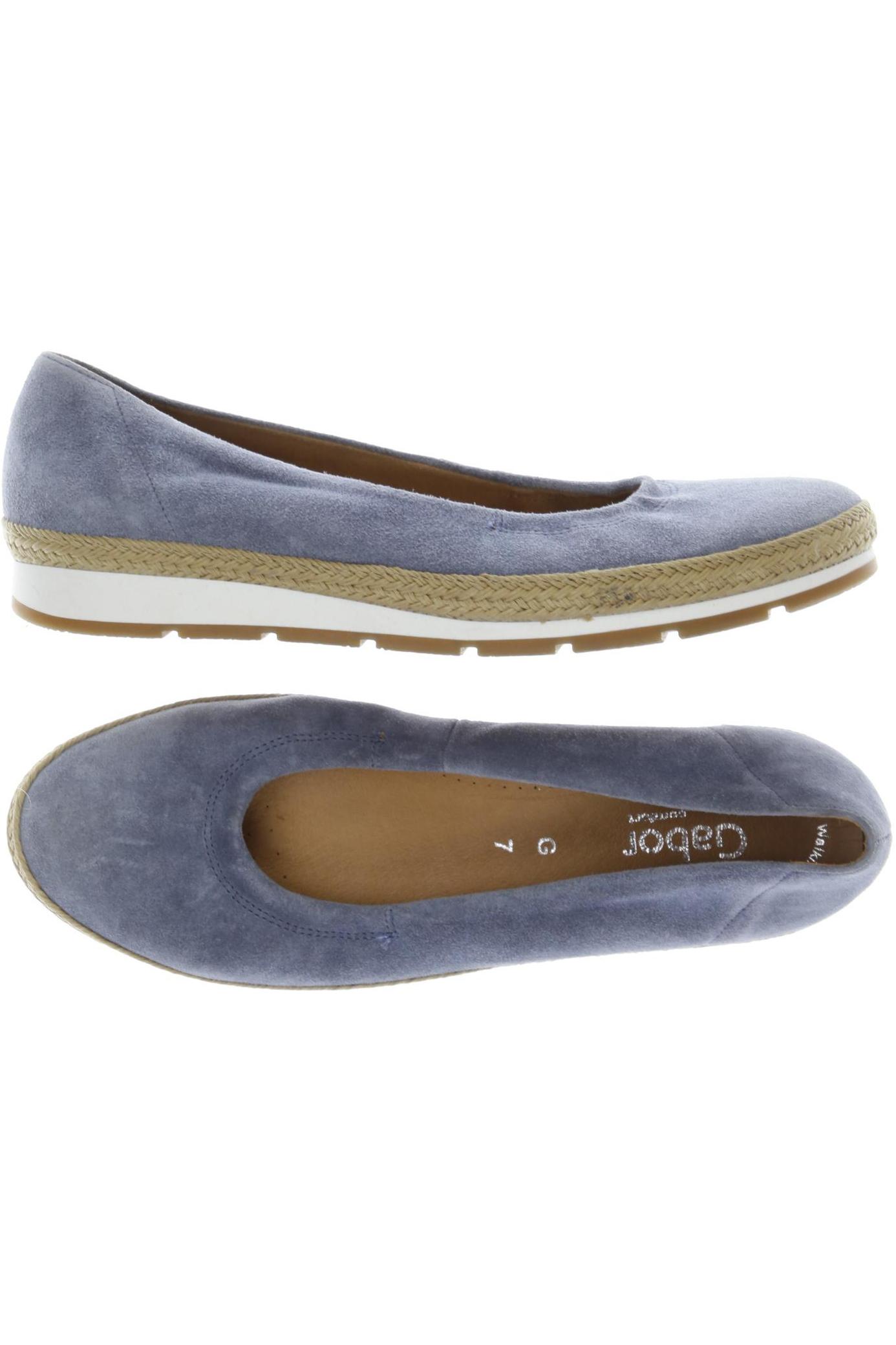 

Gabor Damen Ballerinas, blau, Gr. 7