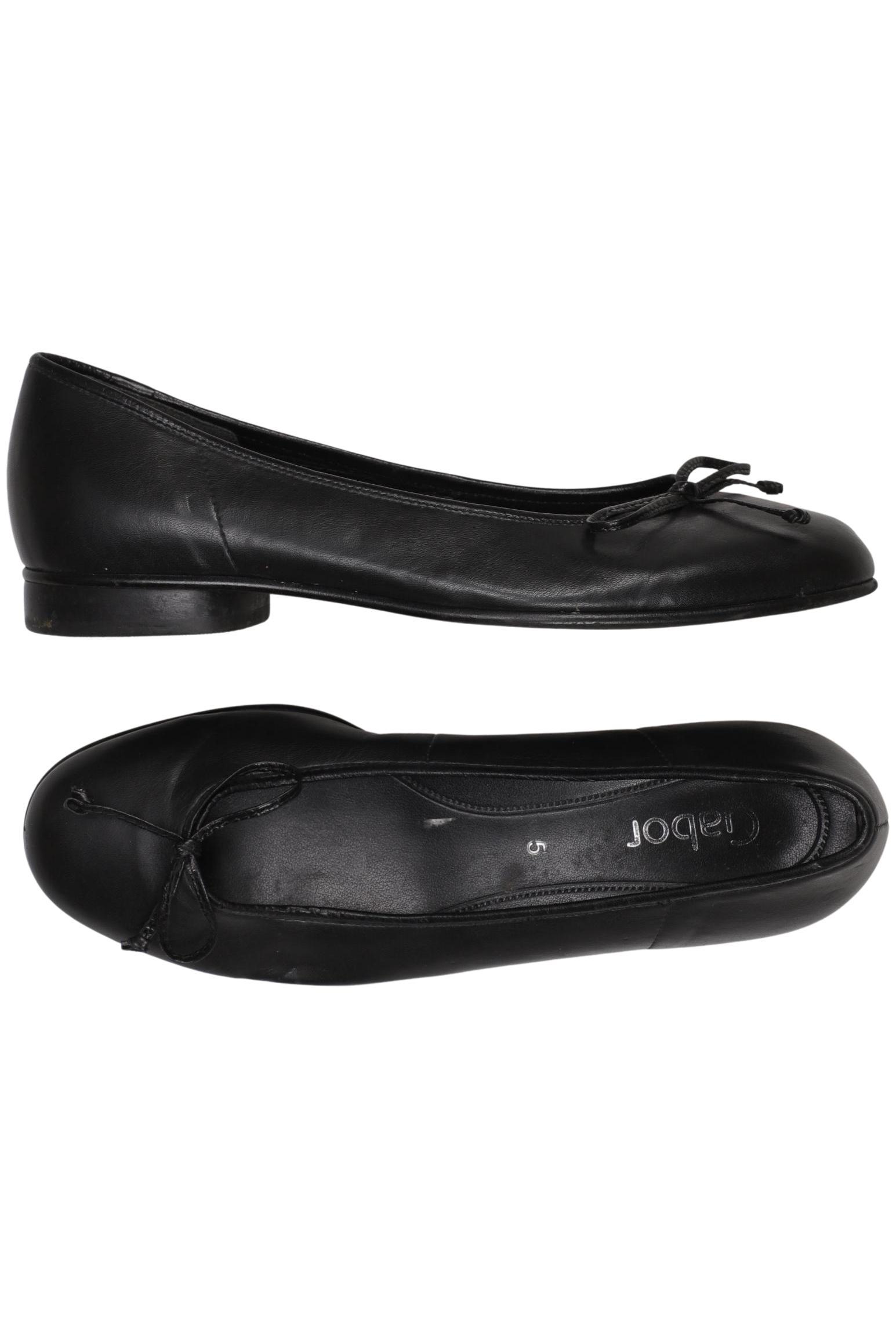 

Gabor Damen Ballerinas, schwarz, Gr. 5