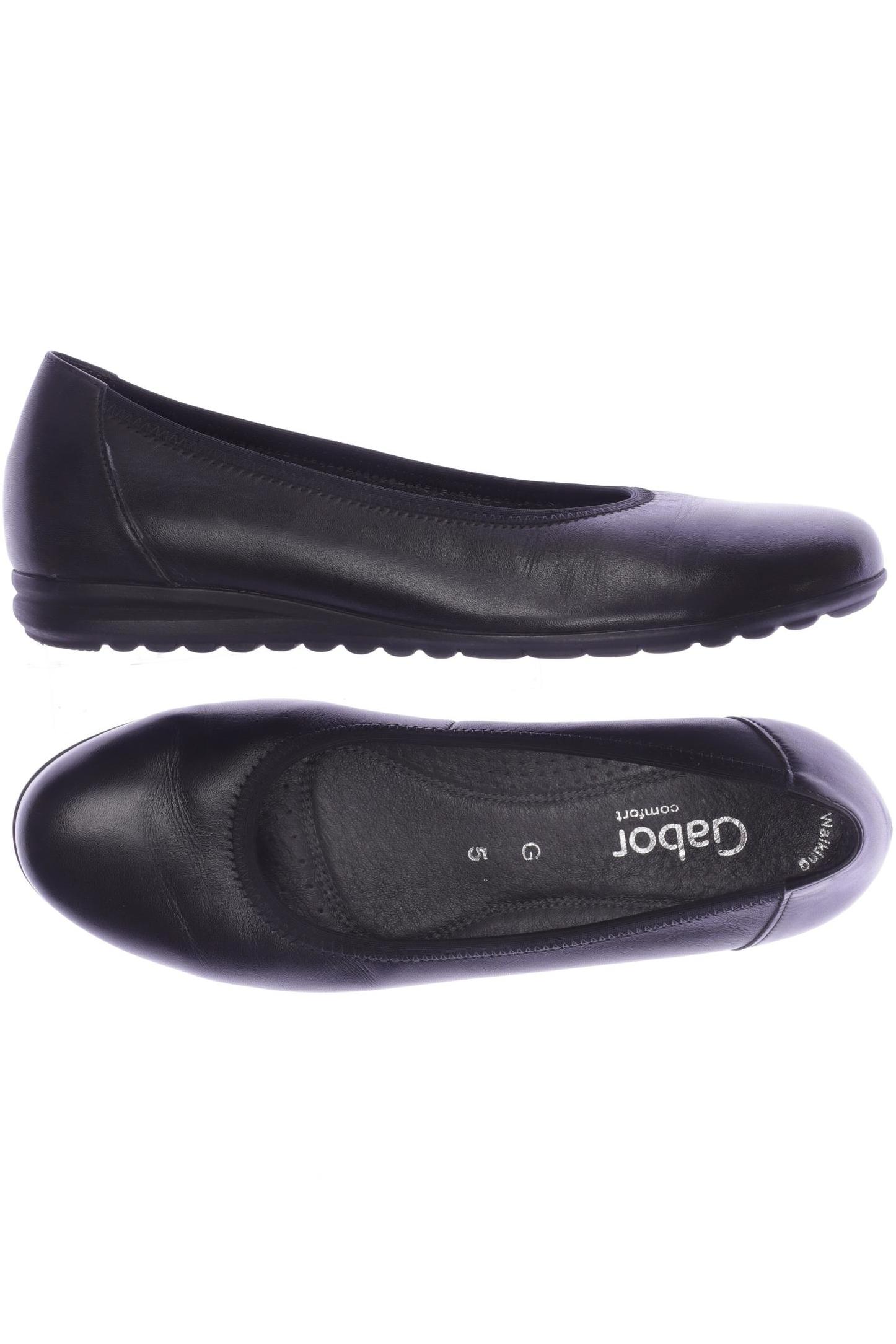 

Gabor Damen Ballerinas, schwarz, Gr. 5