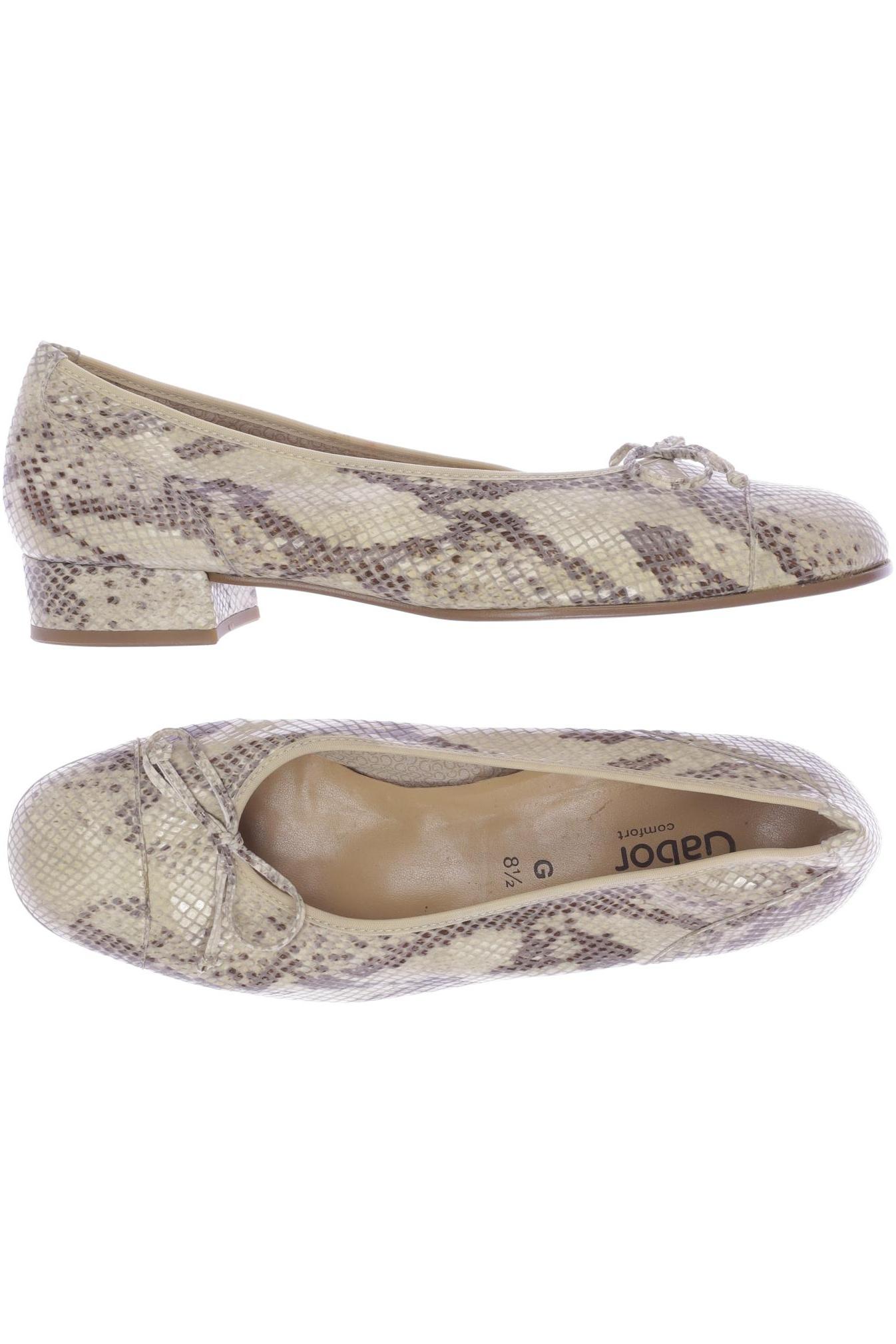 

Gabor Damen Ballerinas, beige, Gr. 8.5
