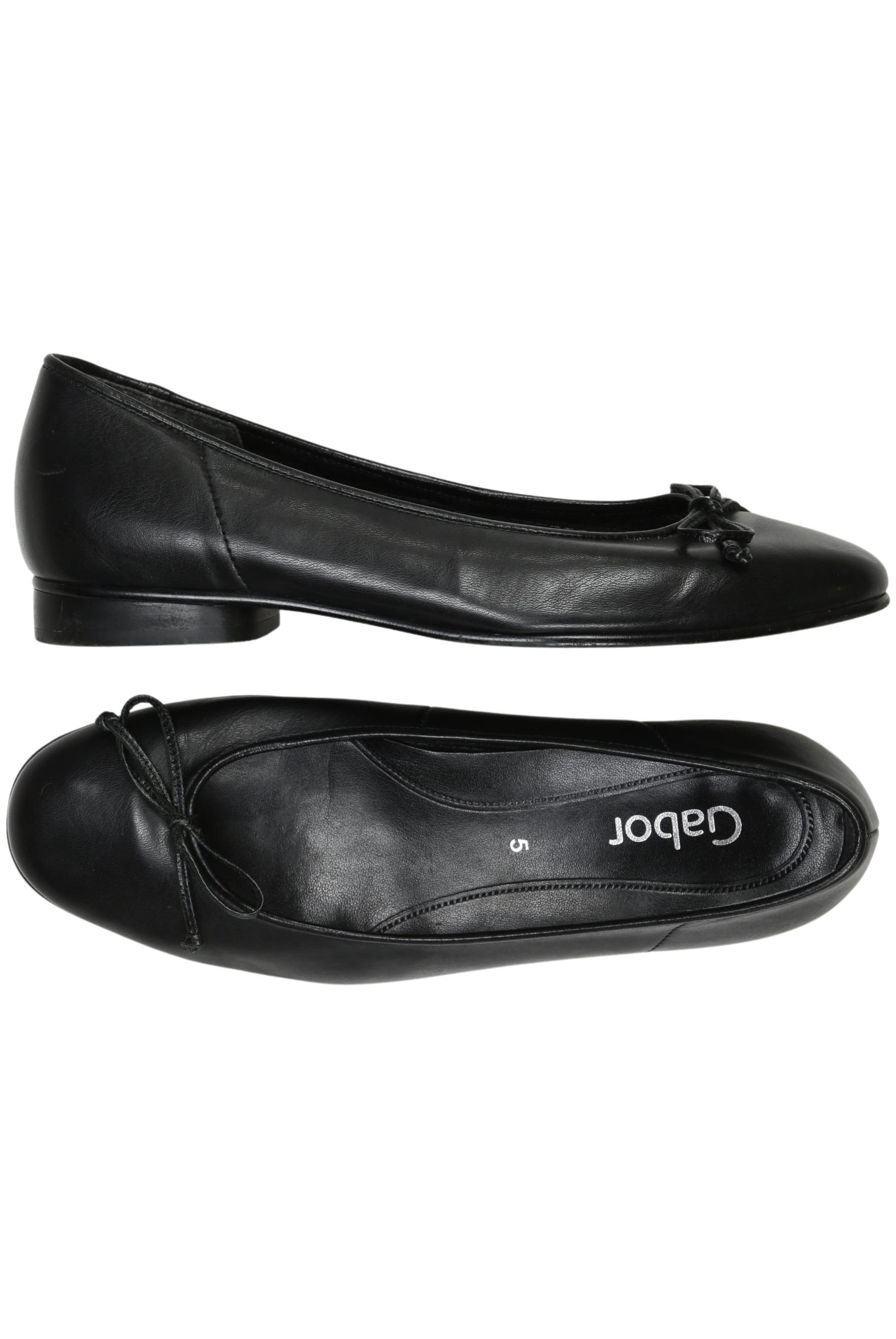 

Gabor Damen Ballerinas, schwarz, Gr. 5